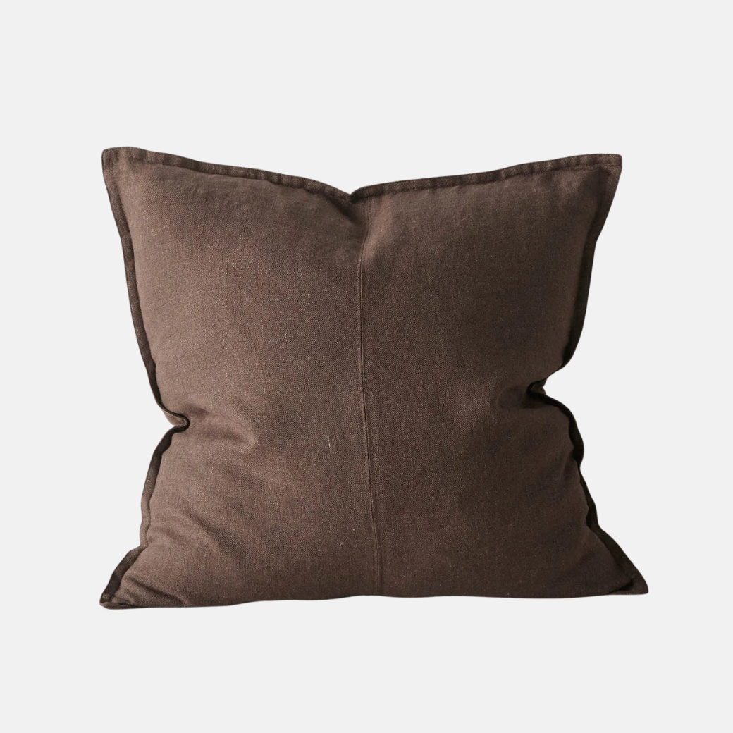 Como Linen Feather Filled Cushion - Coco