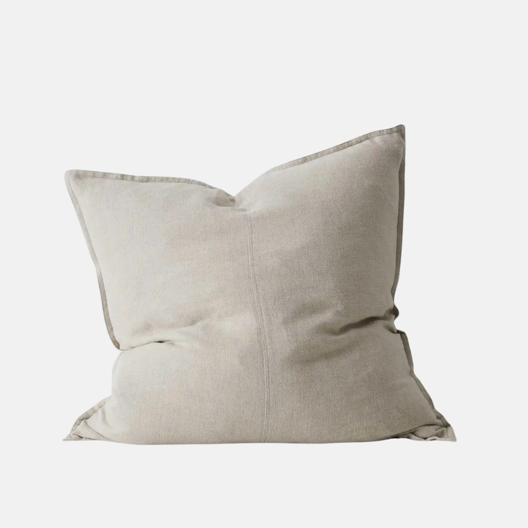 Como Linen Feather Filled Cushion - Linen