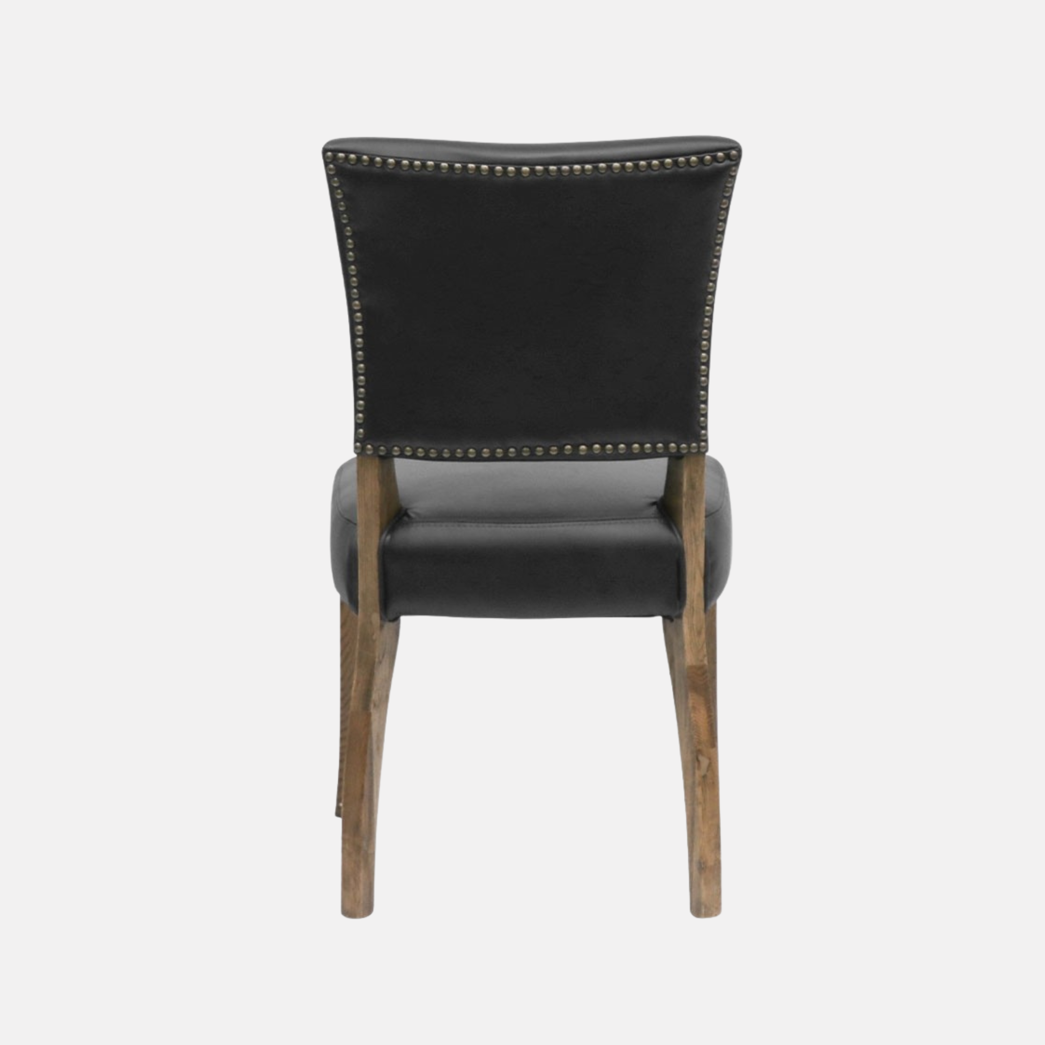 Crane Dining Chair - Black Leather