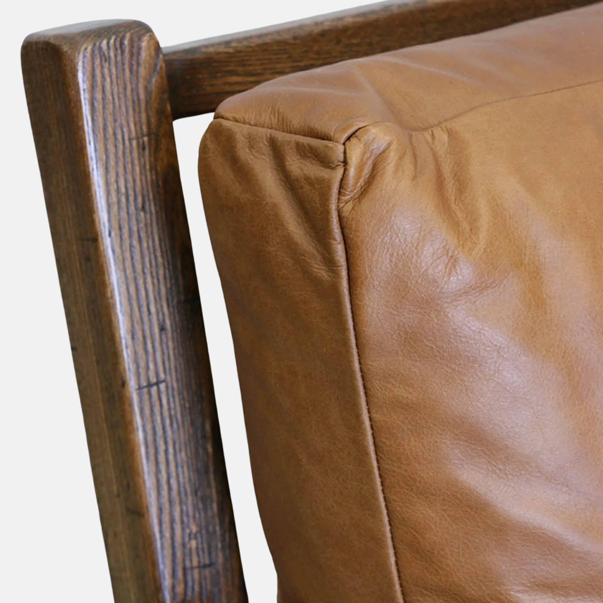 Cuba Leather Armchair - Brown