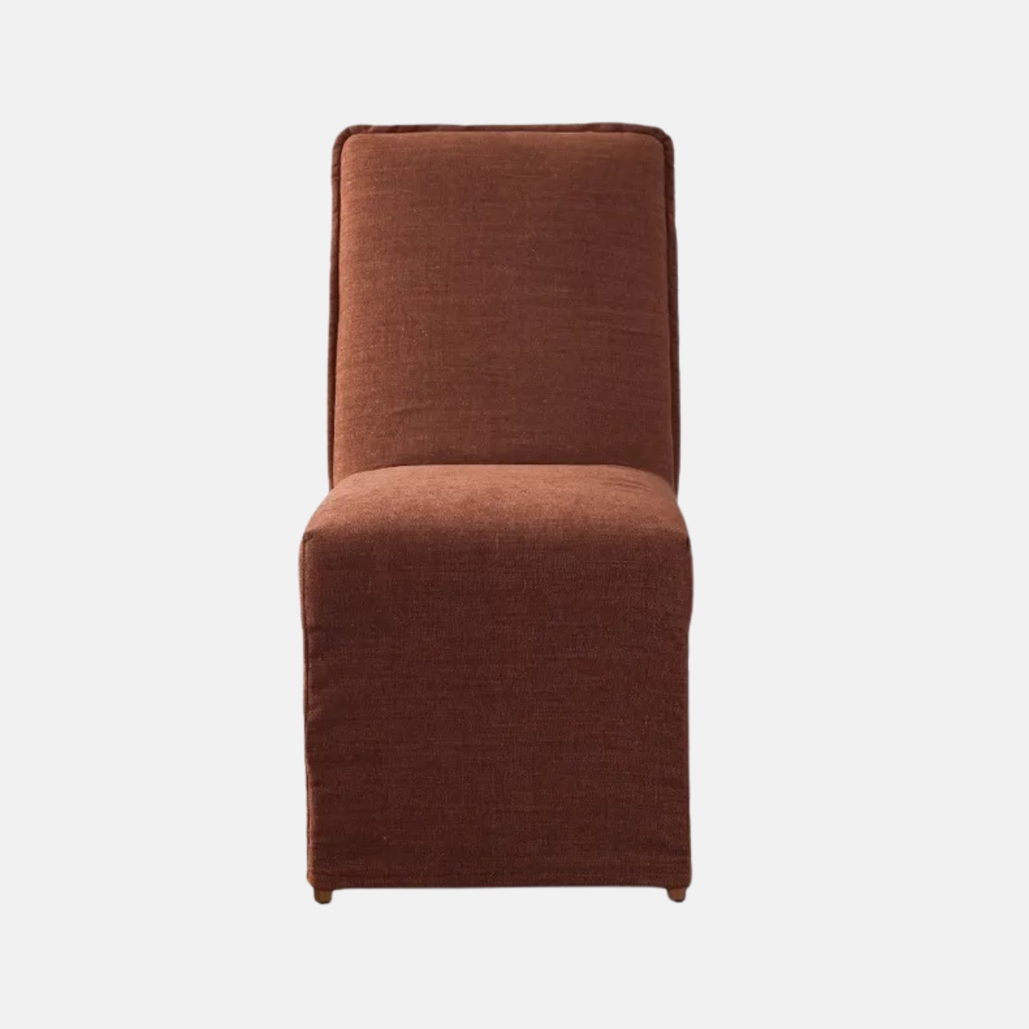 Elle Slipcover Dining Chair - Rust