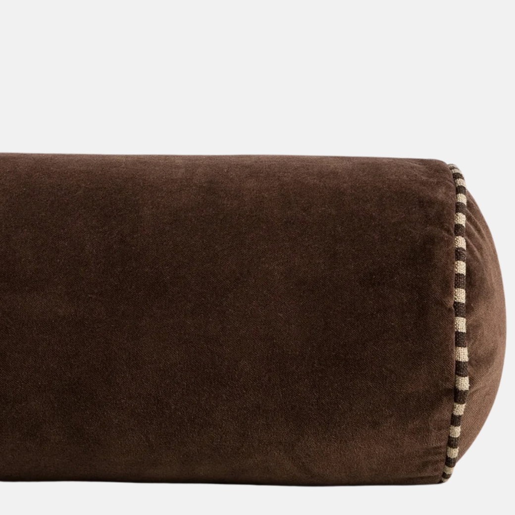 Elliot Bolster Cushion - Coco