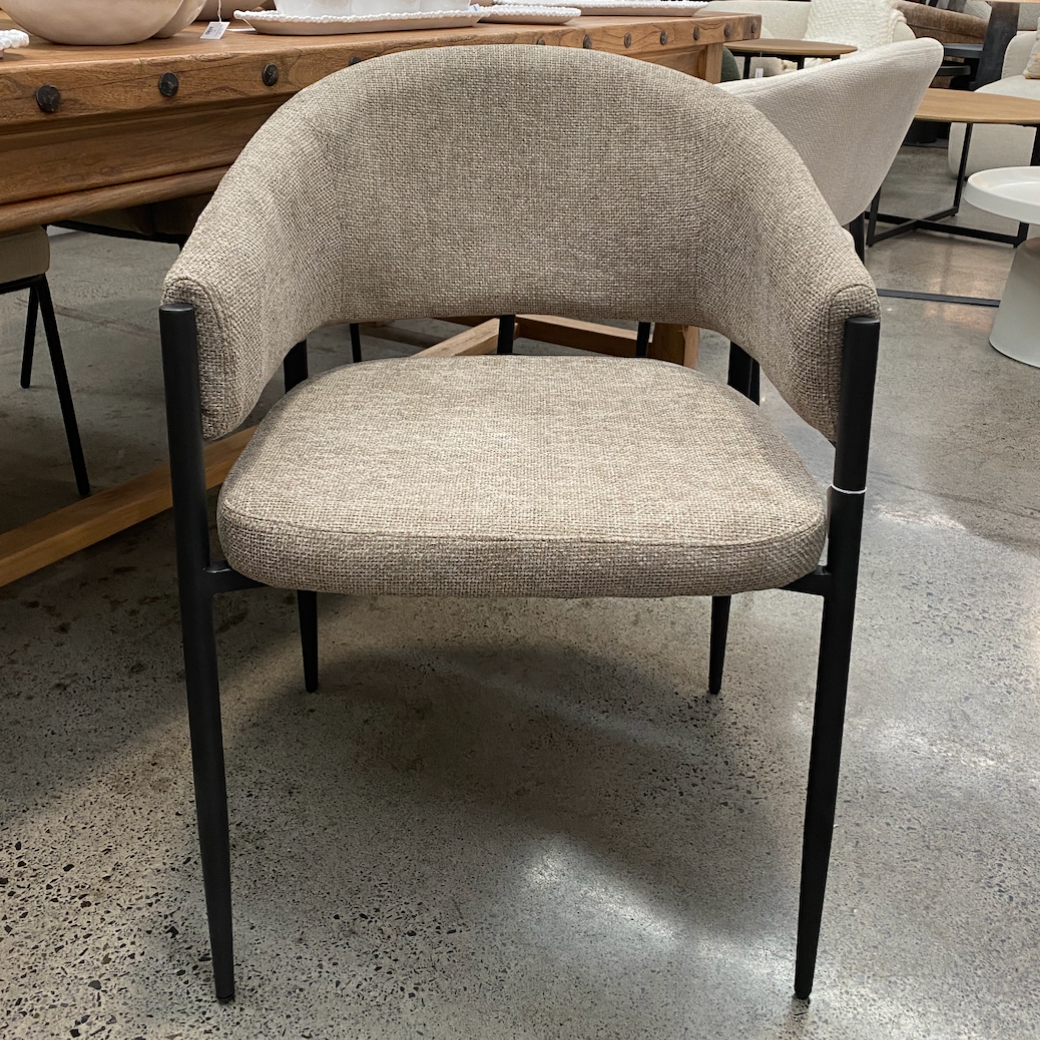 Emerson Dining Chair - Taupe Set of 2
