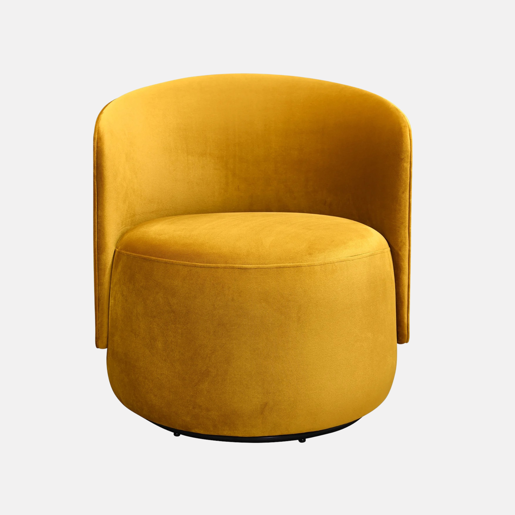 Estella Swivel Armchair - Mustard