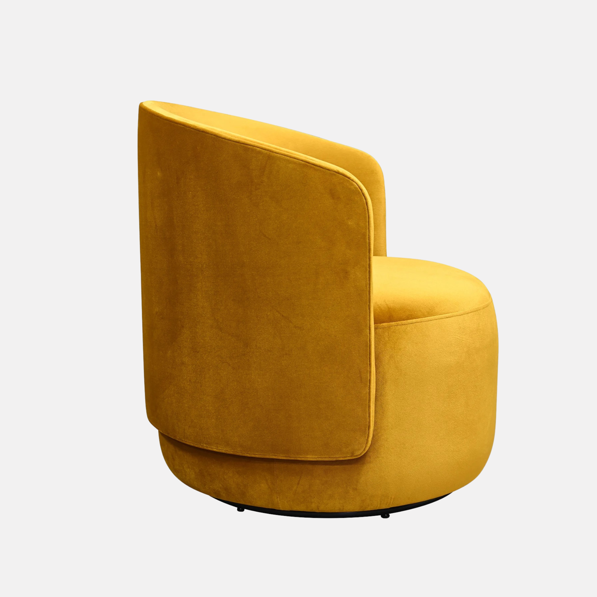 Estella Swivel Armchair - Mustard