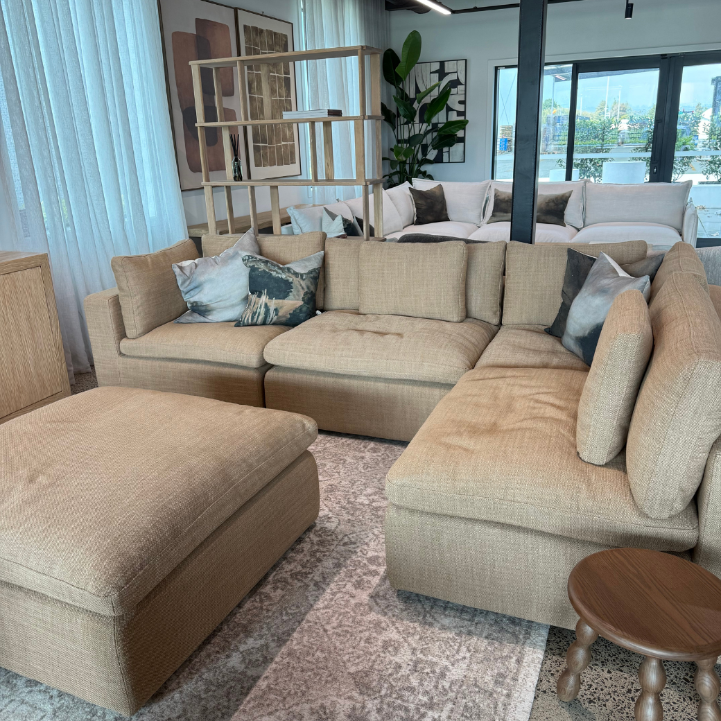 Float Modular Sofa - Ottoman Bisque