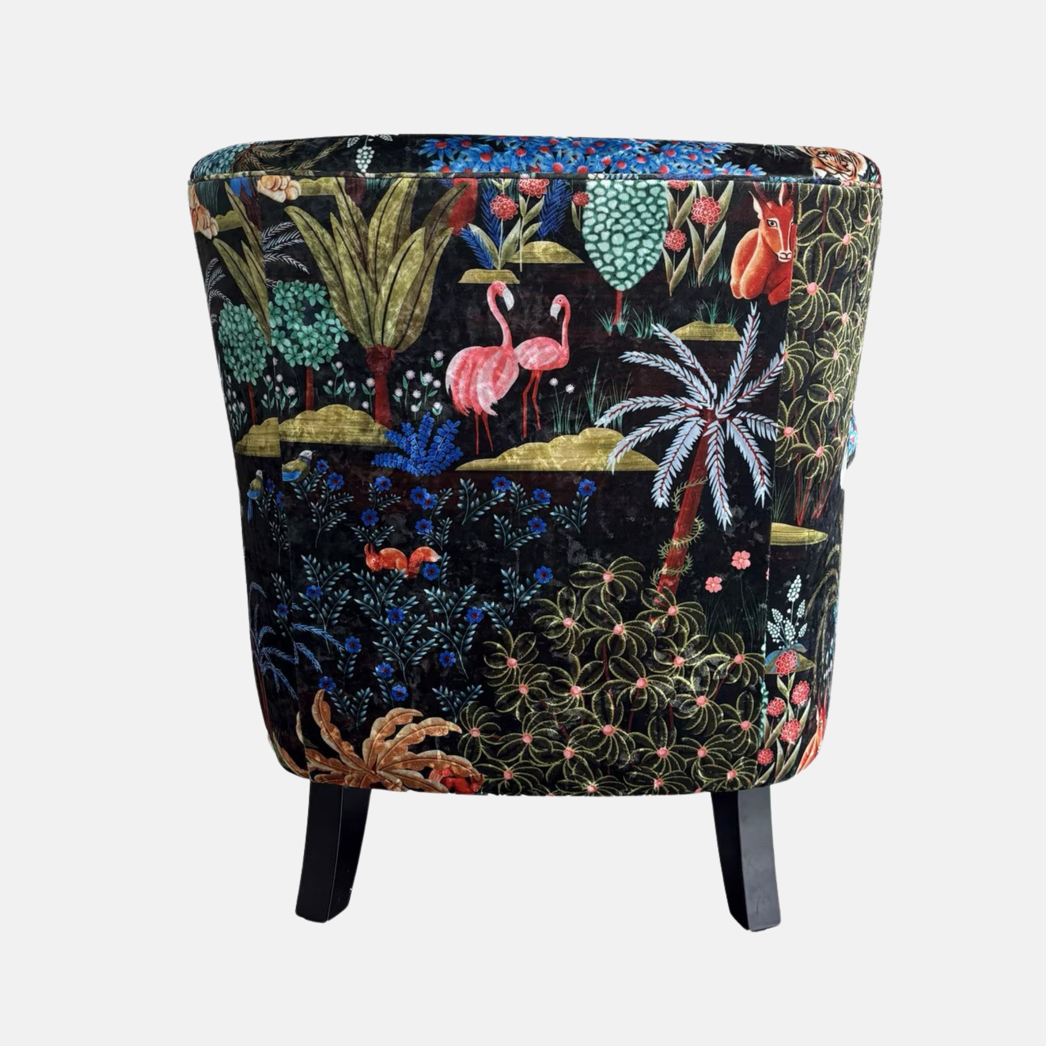 Flamingo Velvet Armchair