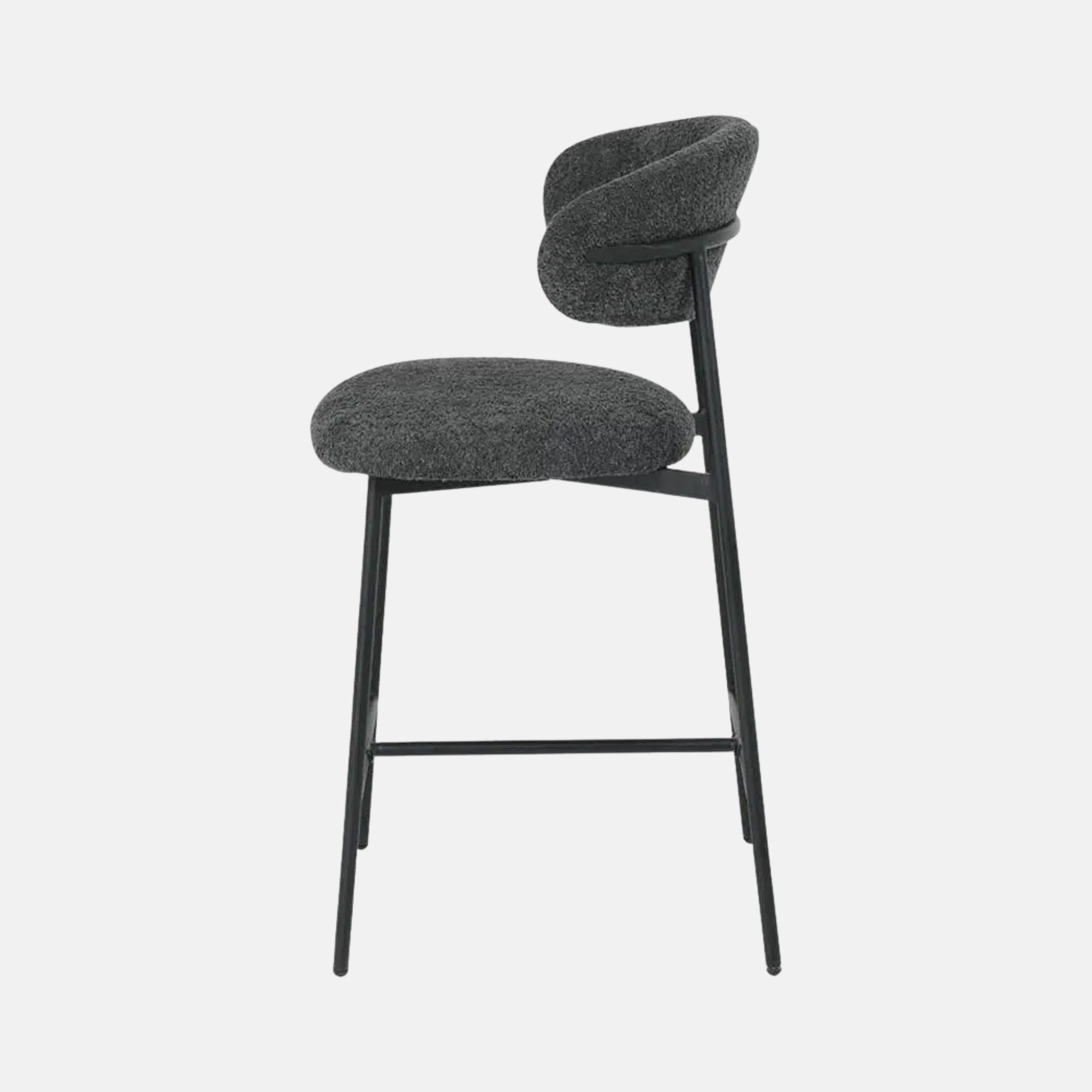 George Counter Stool PAIR - Charcoal
