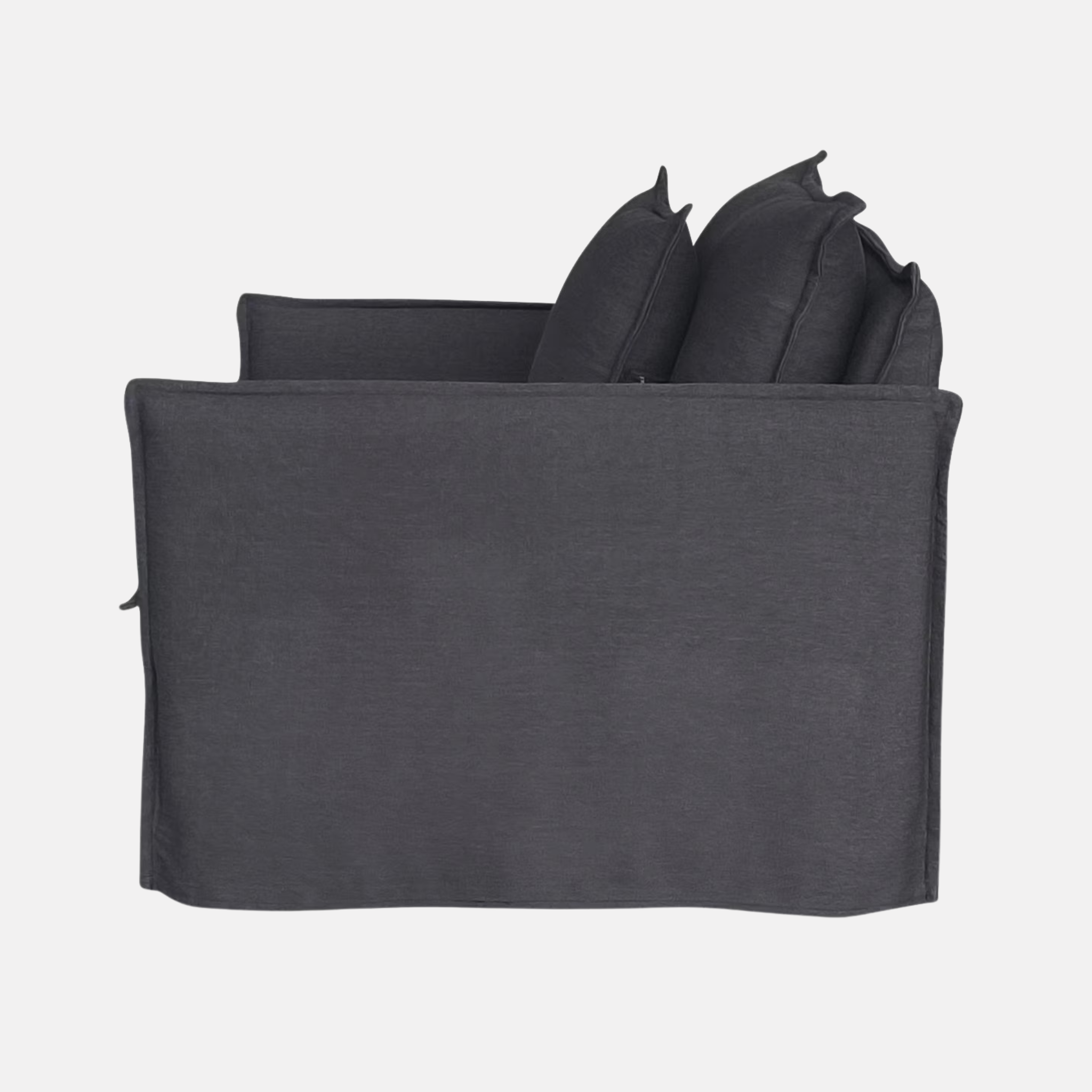 Grove Linen Armchair - Charcoal