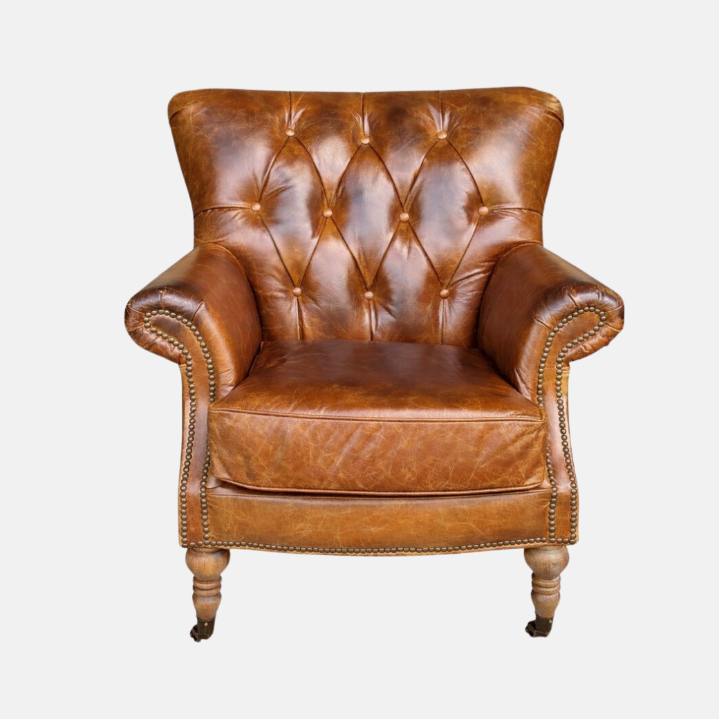 Harrington Armchair Foundry Leather
