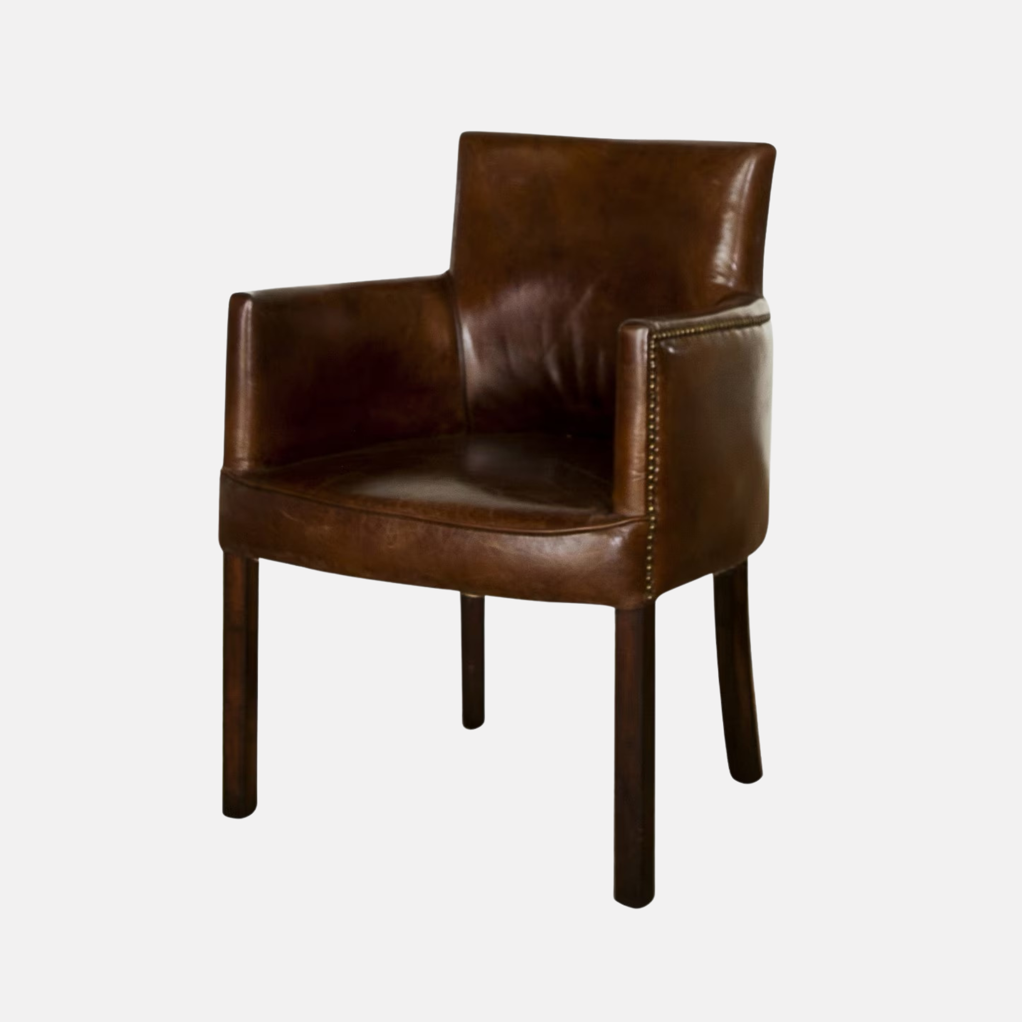 Ithaca Leather Armchair - Brown
