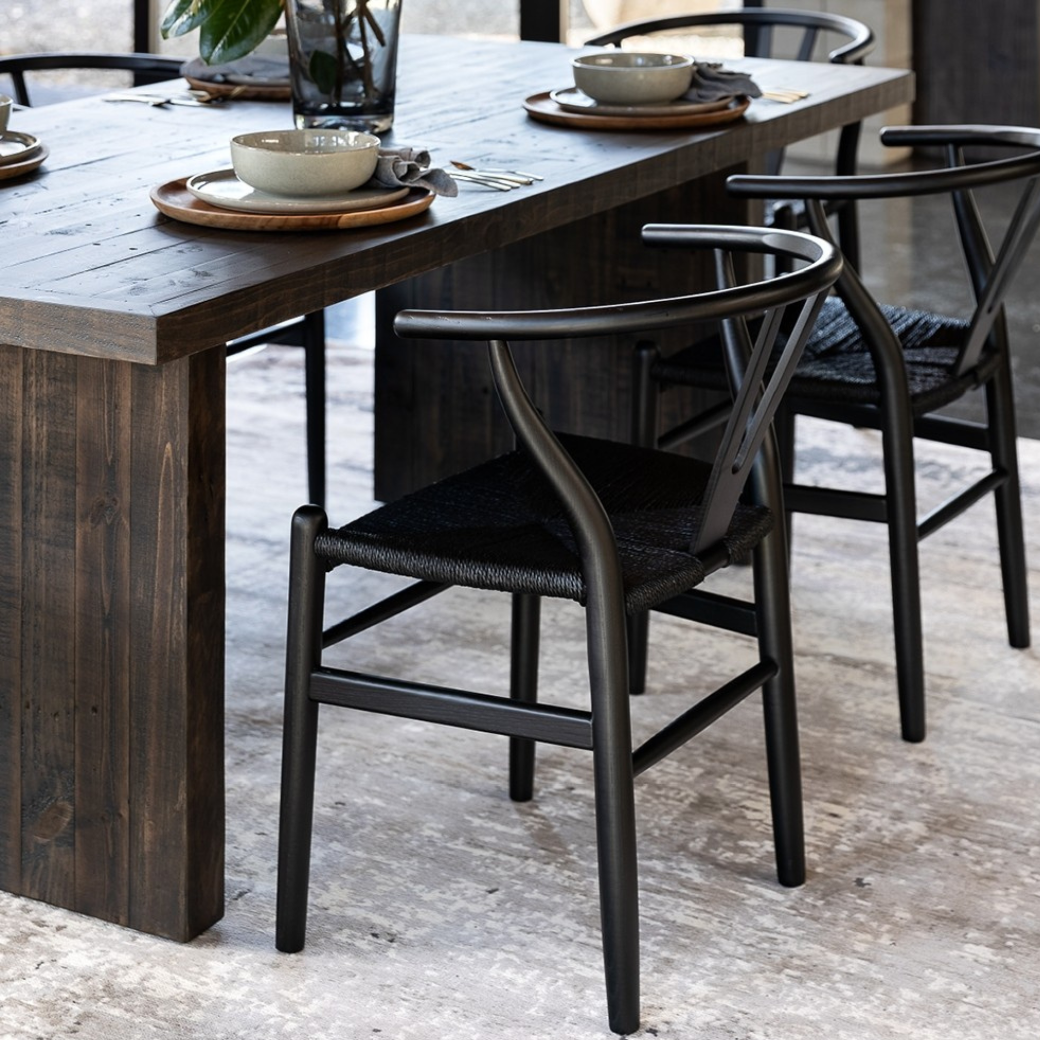 Jaffery Dining Chair - Black