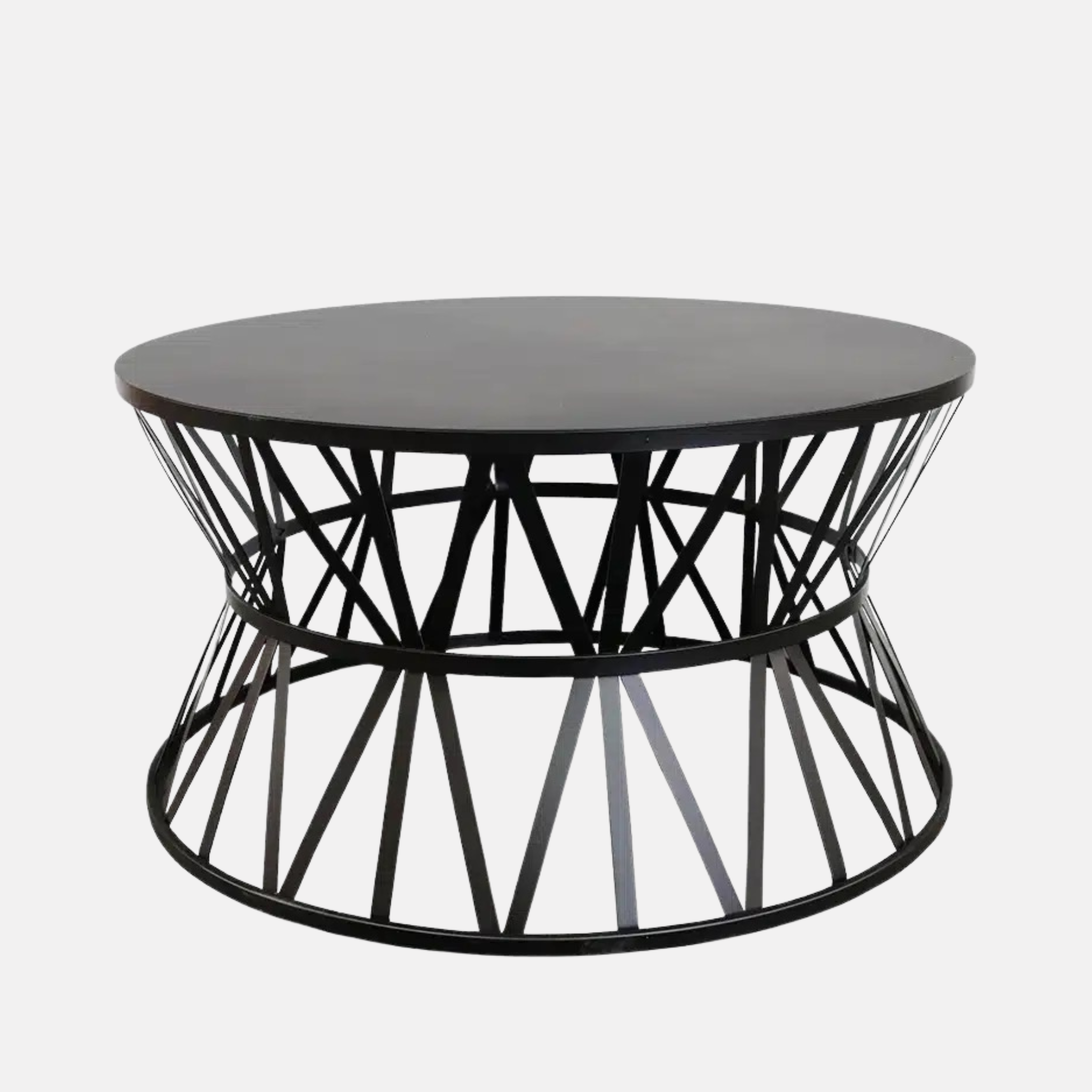 Karon Black Iron Coffee Table