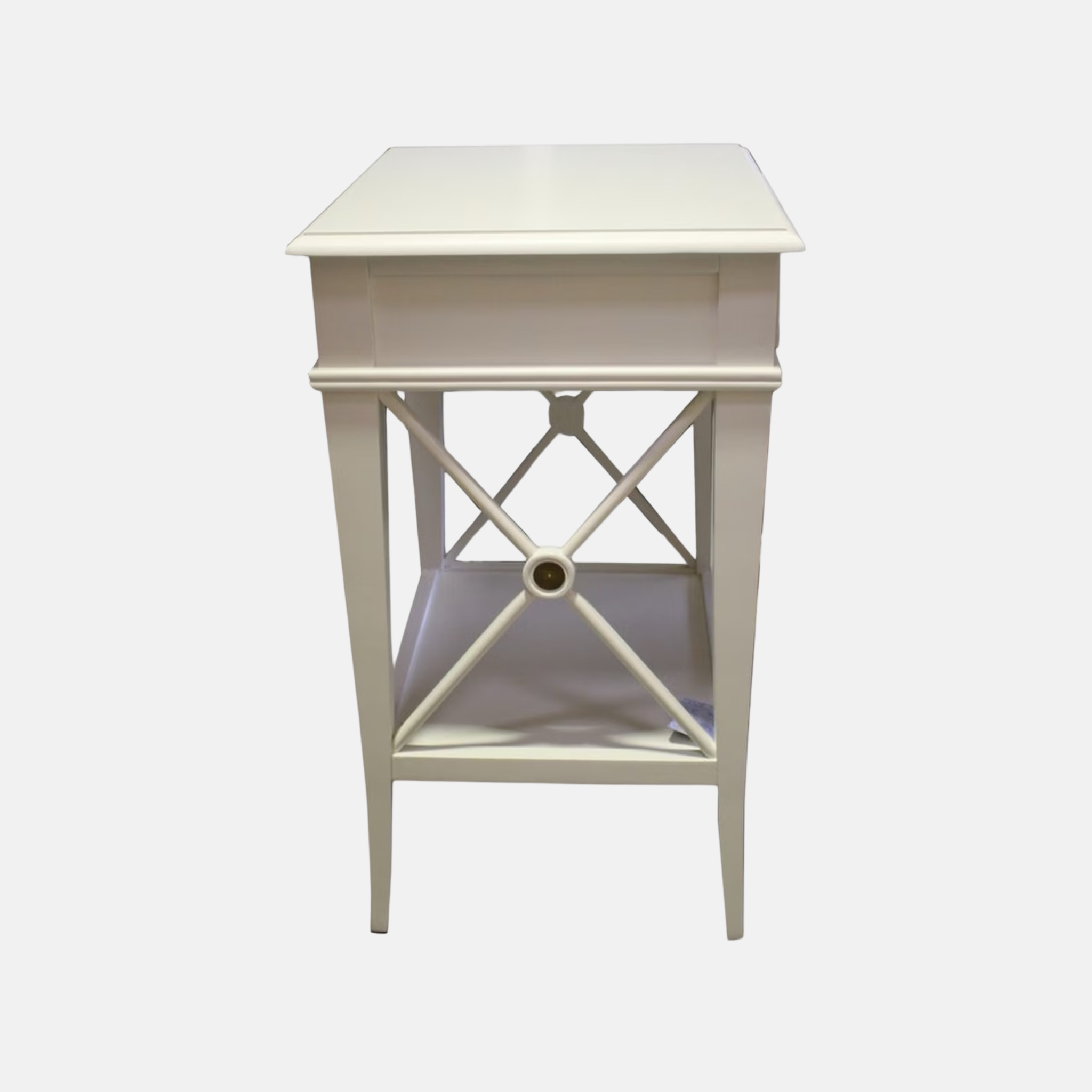Lauren Bedside - White