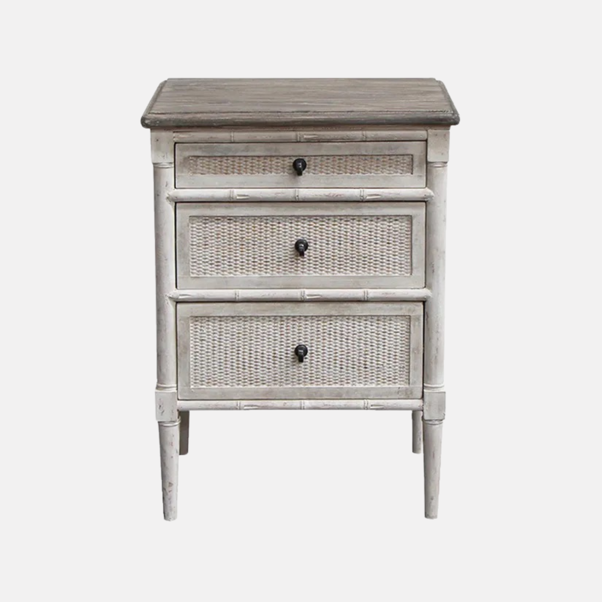Laurette Rattan Bedside Table