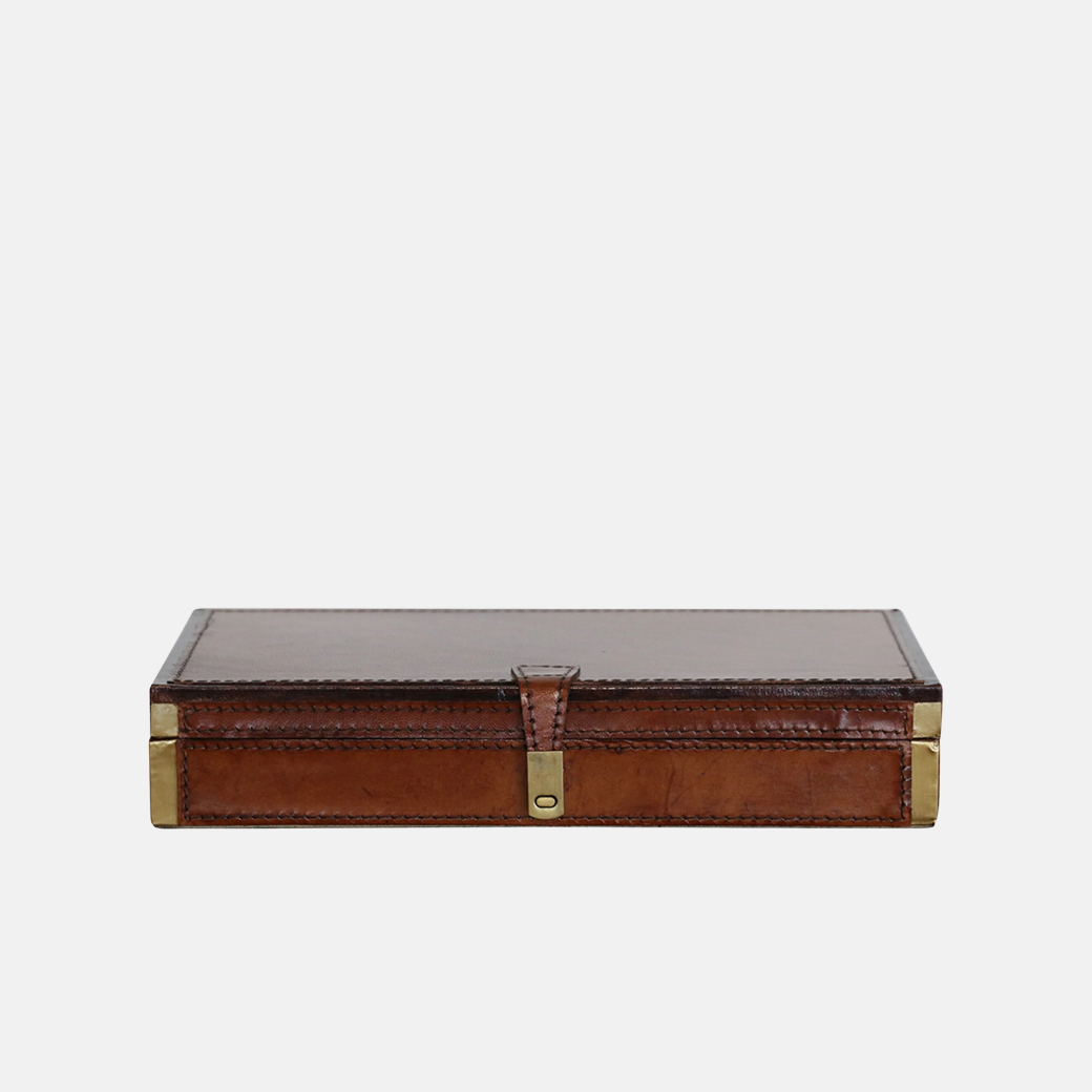 RIVIERA LARGE LEATHER JEWELLERY BOX