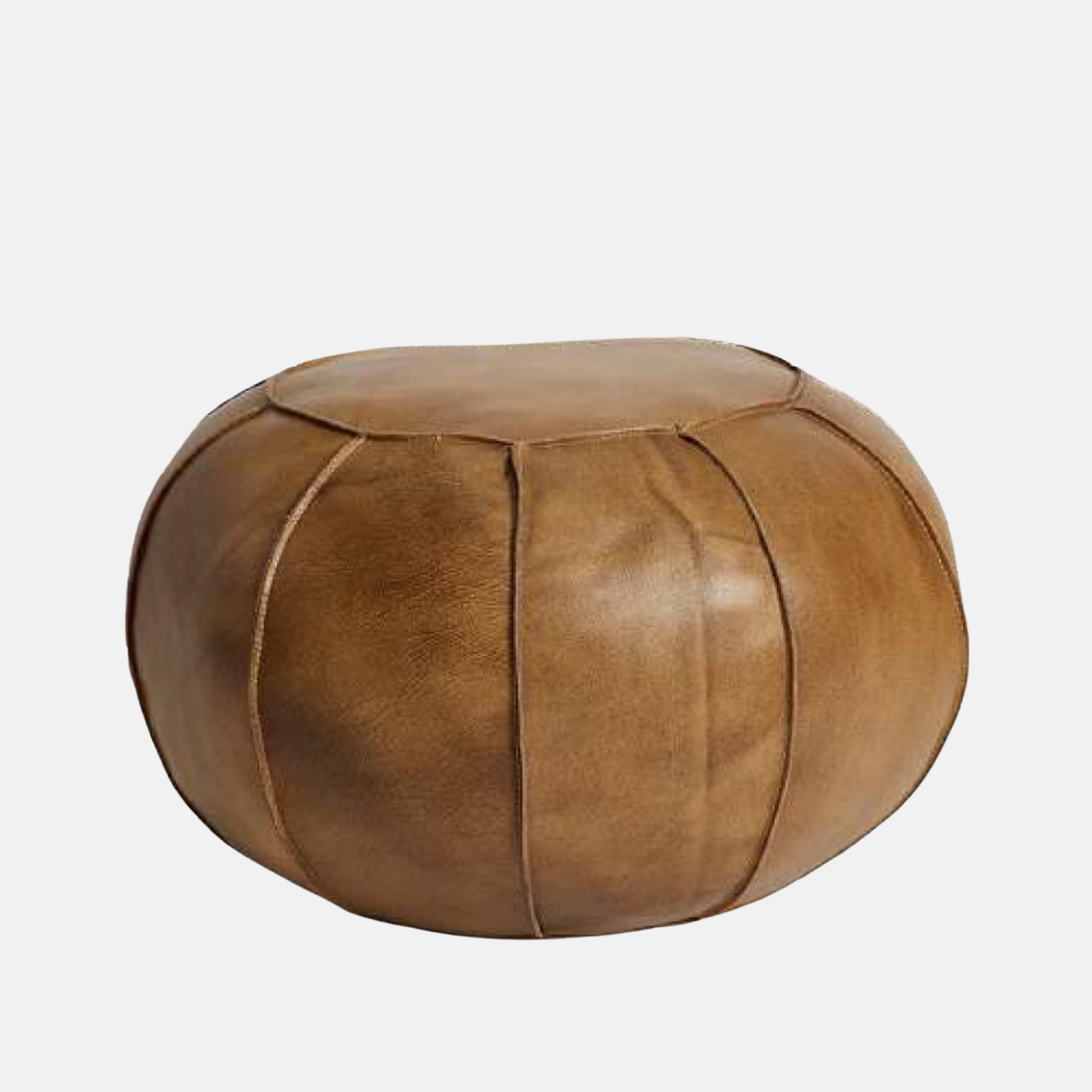 Max Pouf - Tan Leather