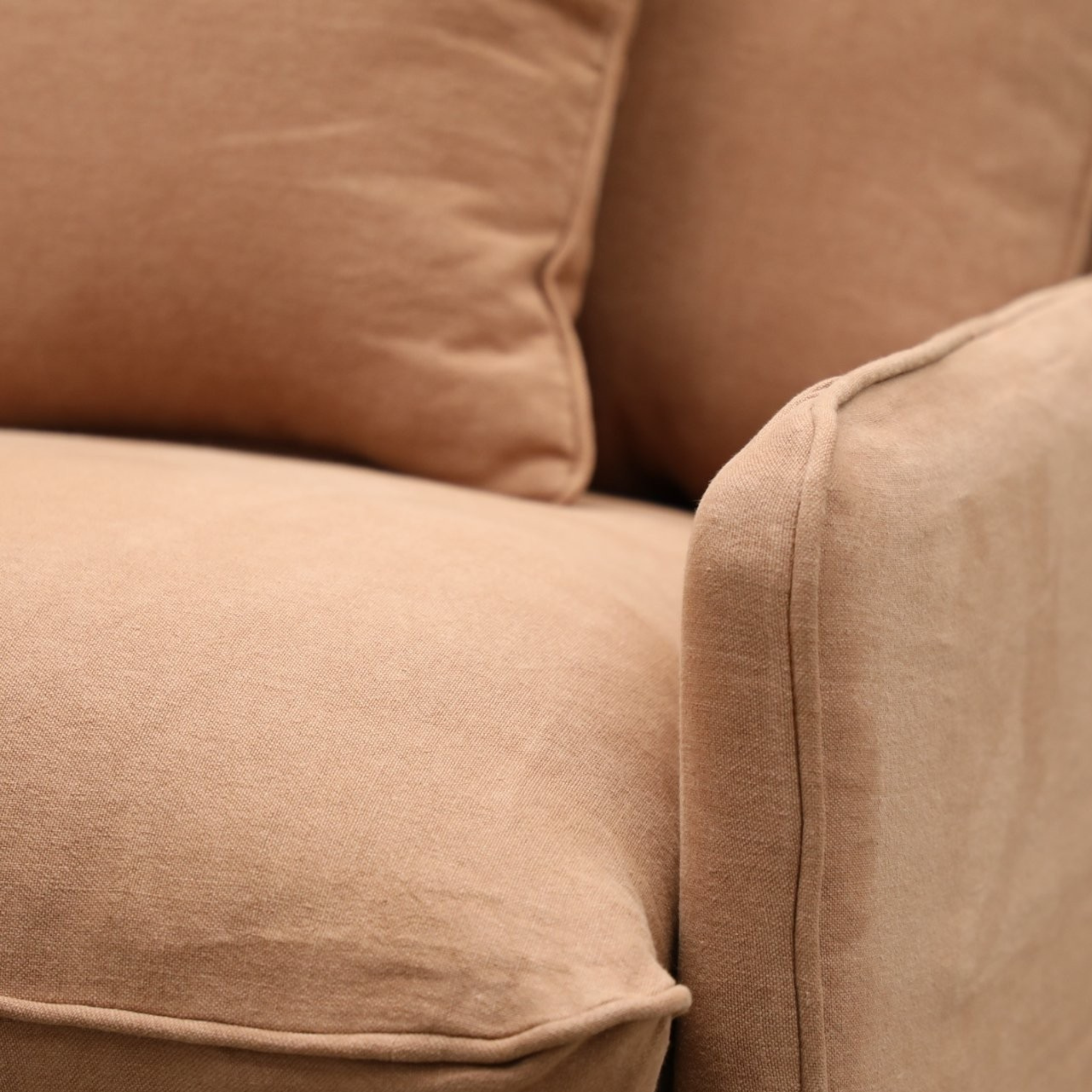 Lotus Slipcover Sofa - Brick