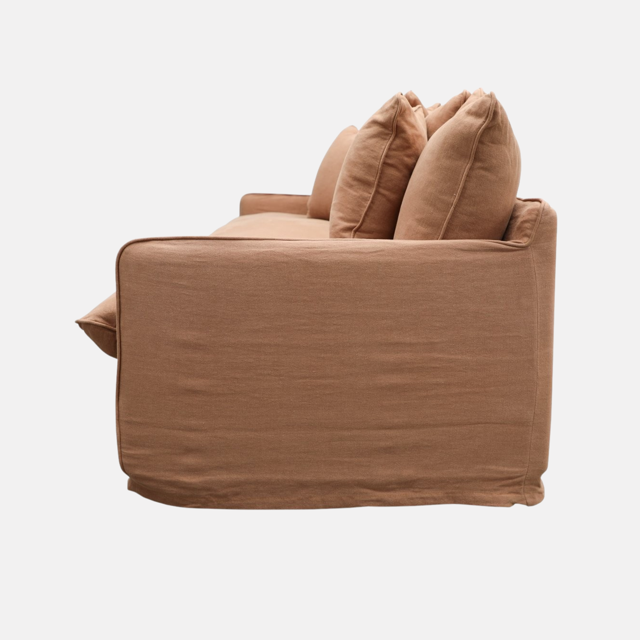 Lotus Slipcover Sofa - Brick
