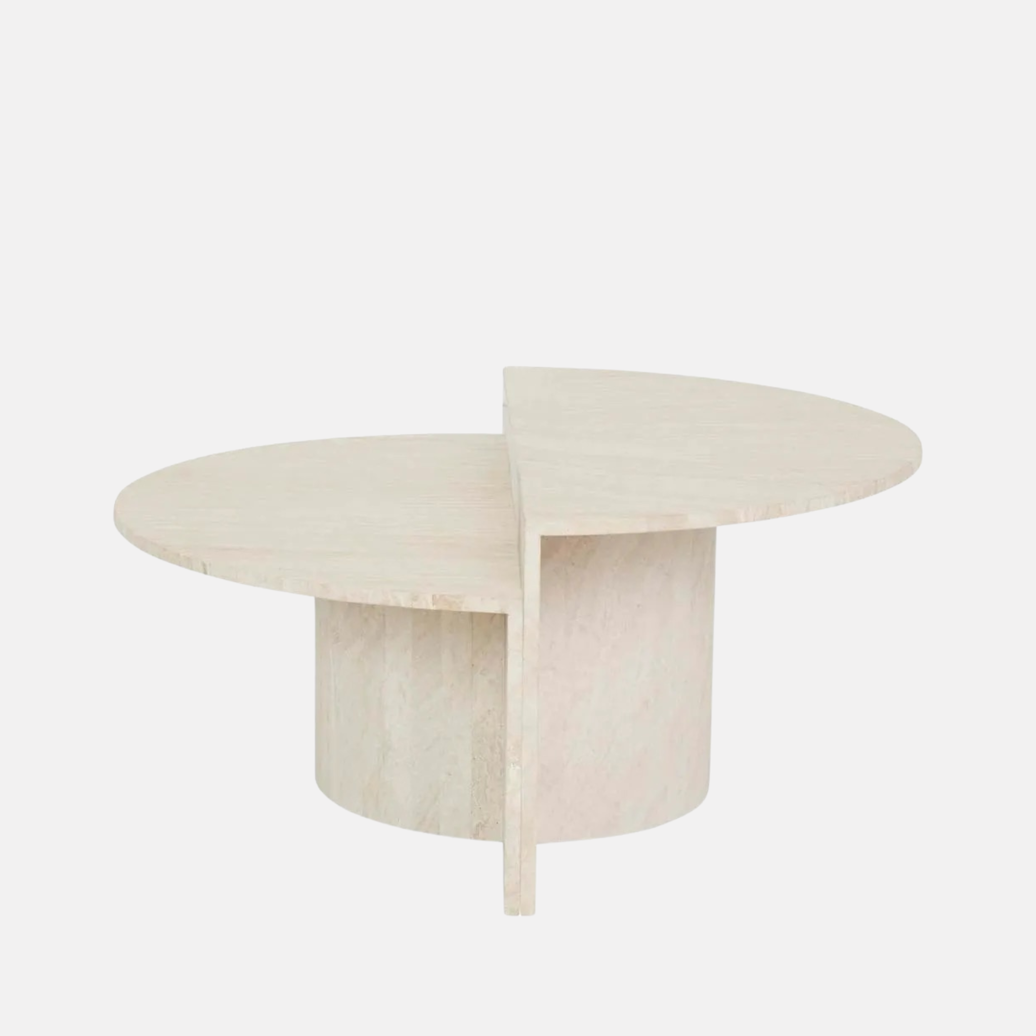 Luna Tiered Coffee Table - Travertine