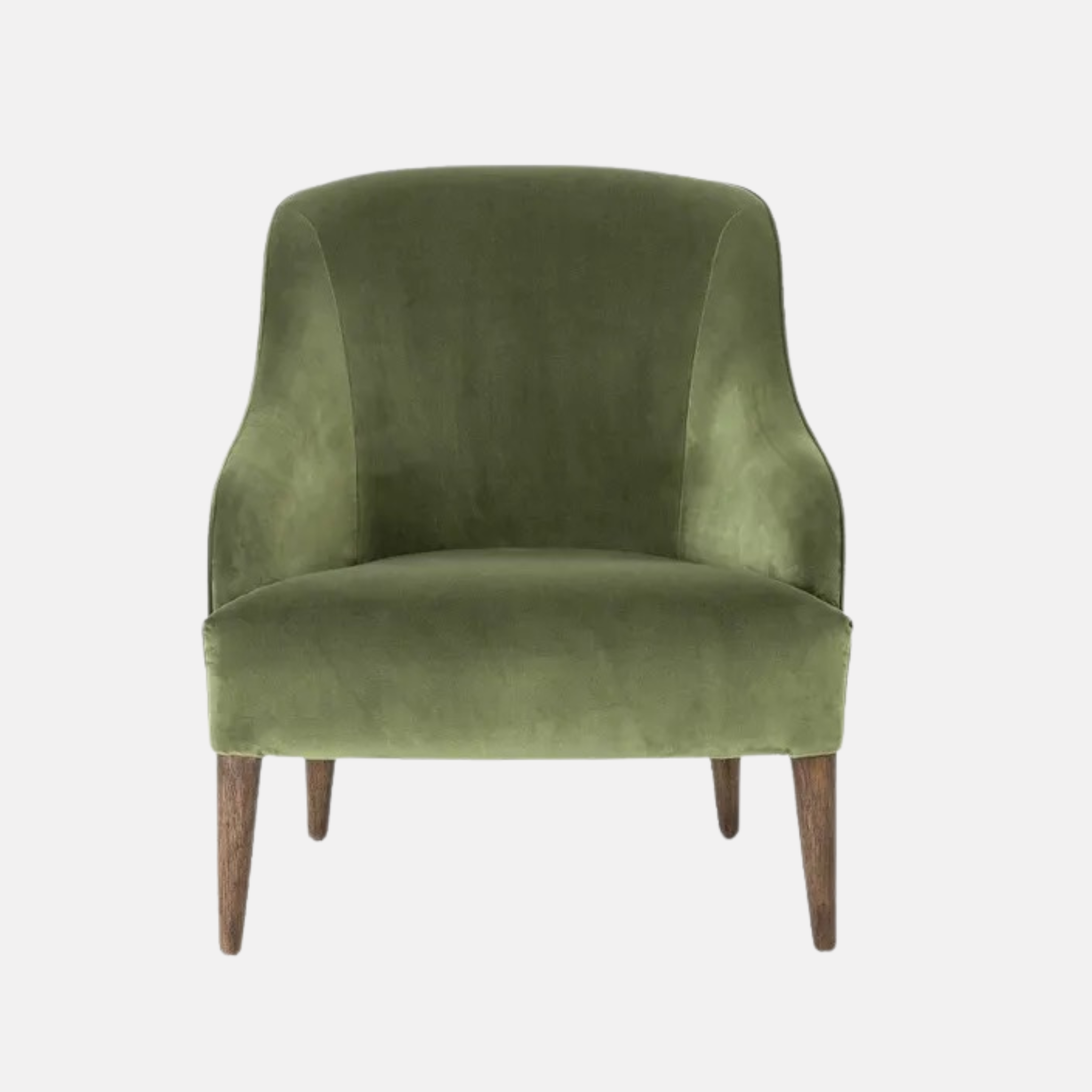 Lupita Velvet Chair - Olive