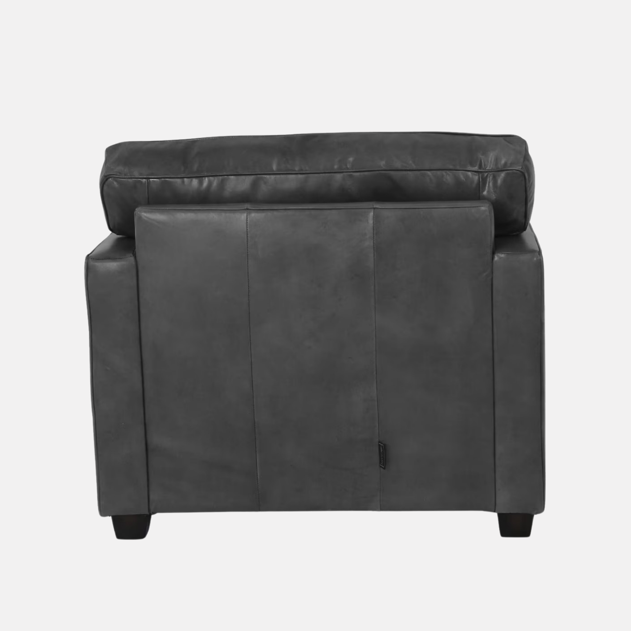 Mason Leather Armchair - Vintage Black