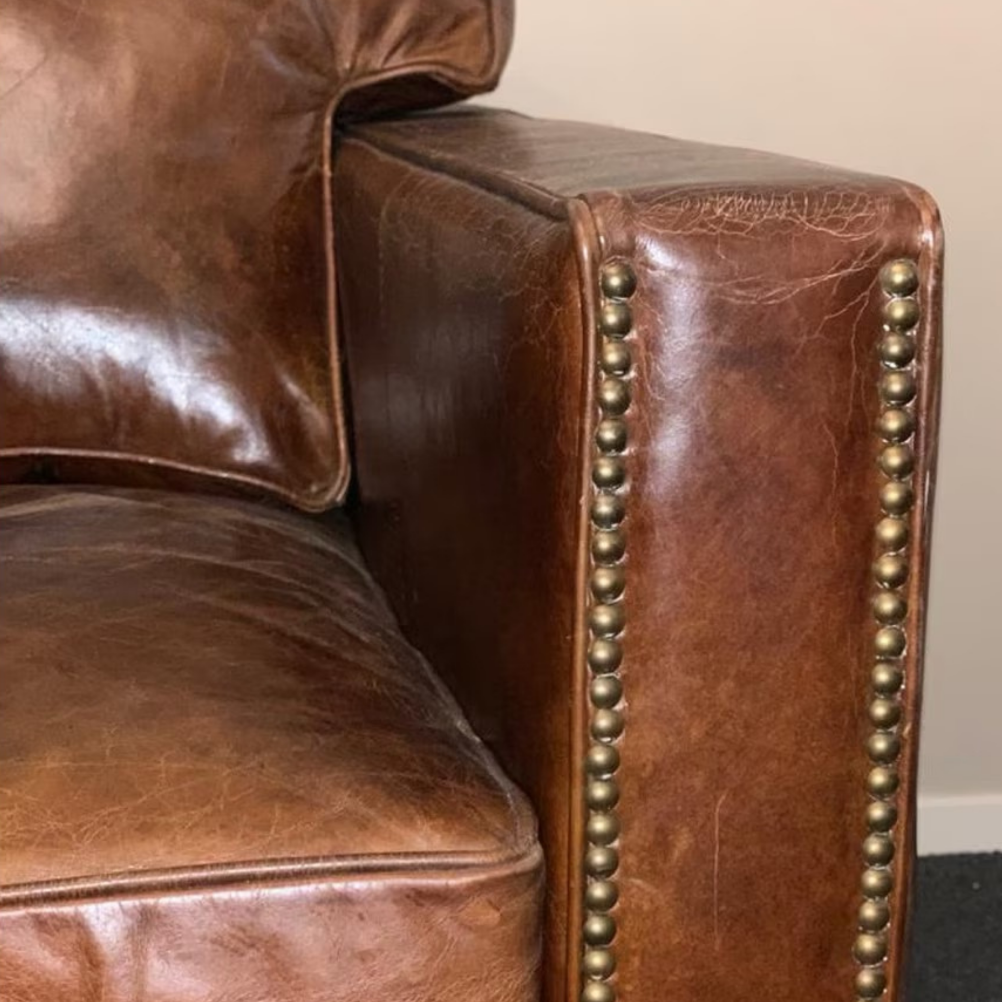 Mason Leather Armchair - Cigar Brown