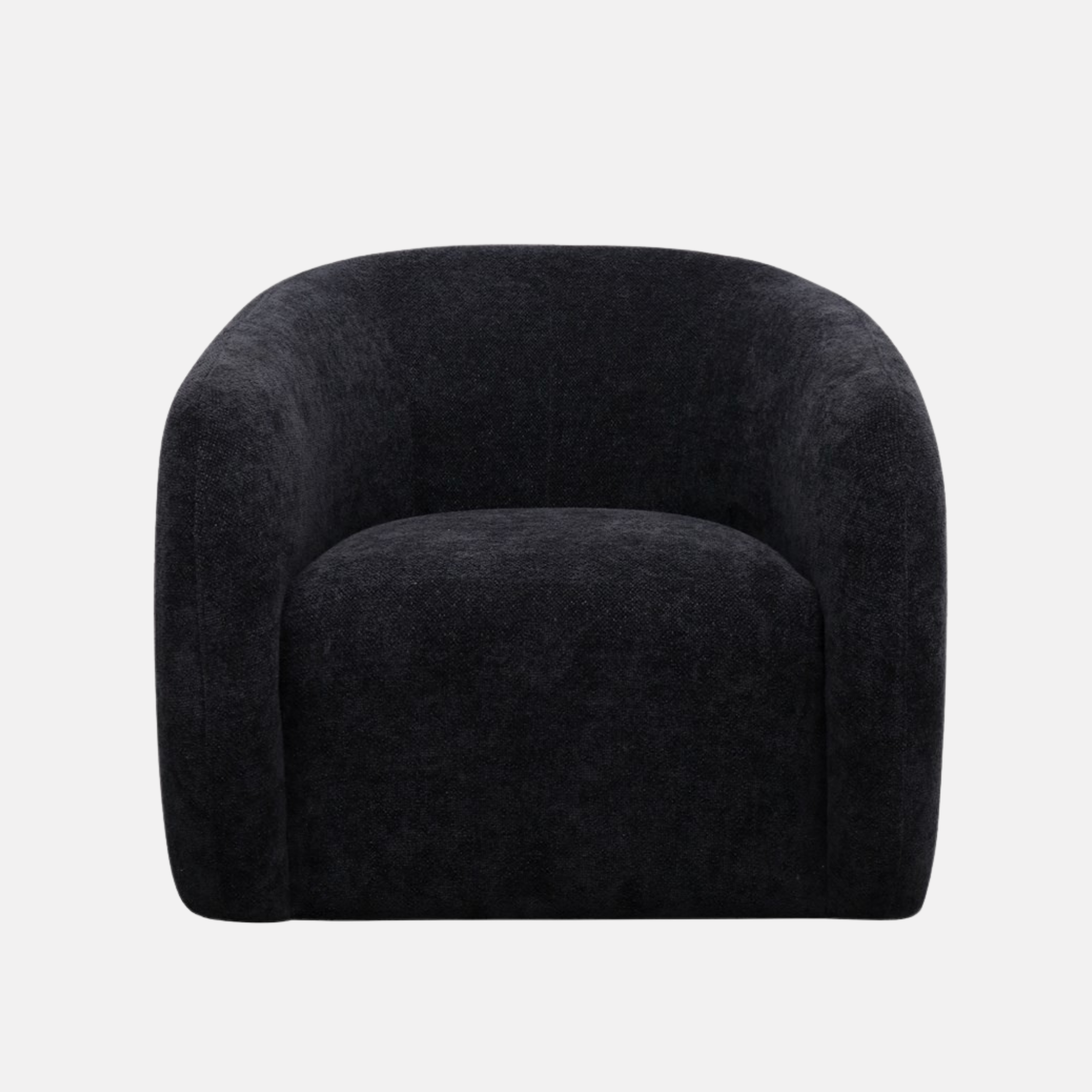 Max Swivel Armchair - Black