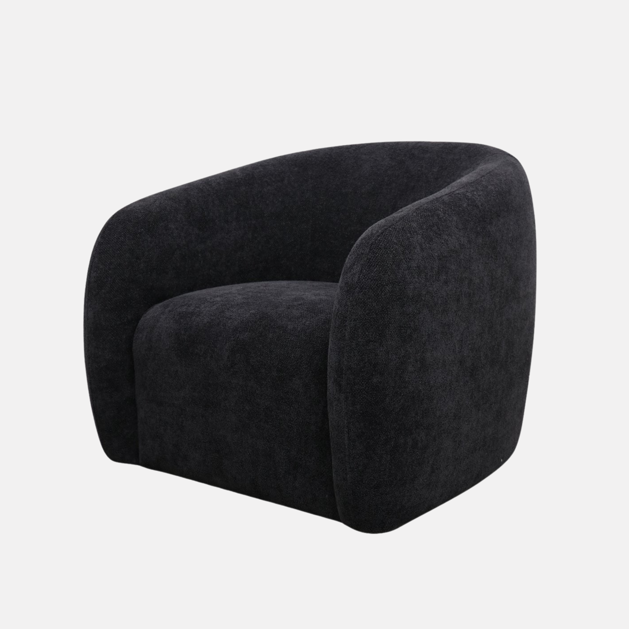 Max Swivel Armchair - Black