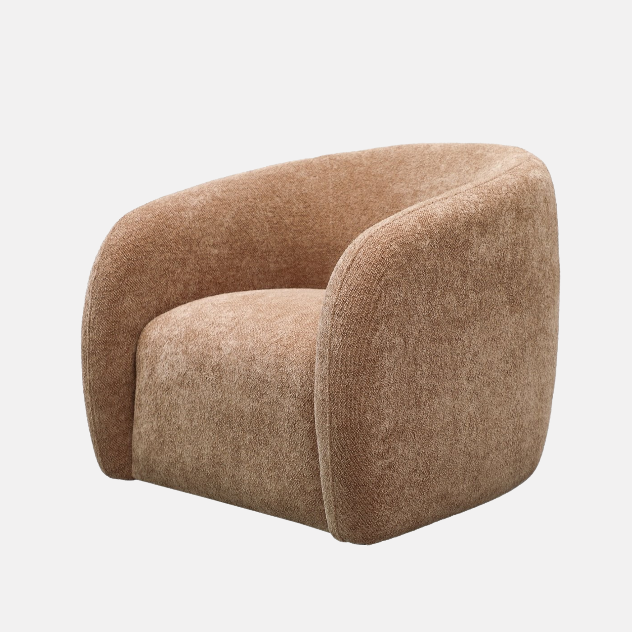 Max Swivel Armchair - Caramel