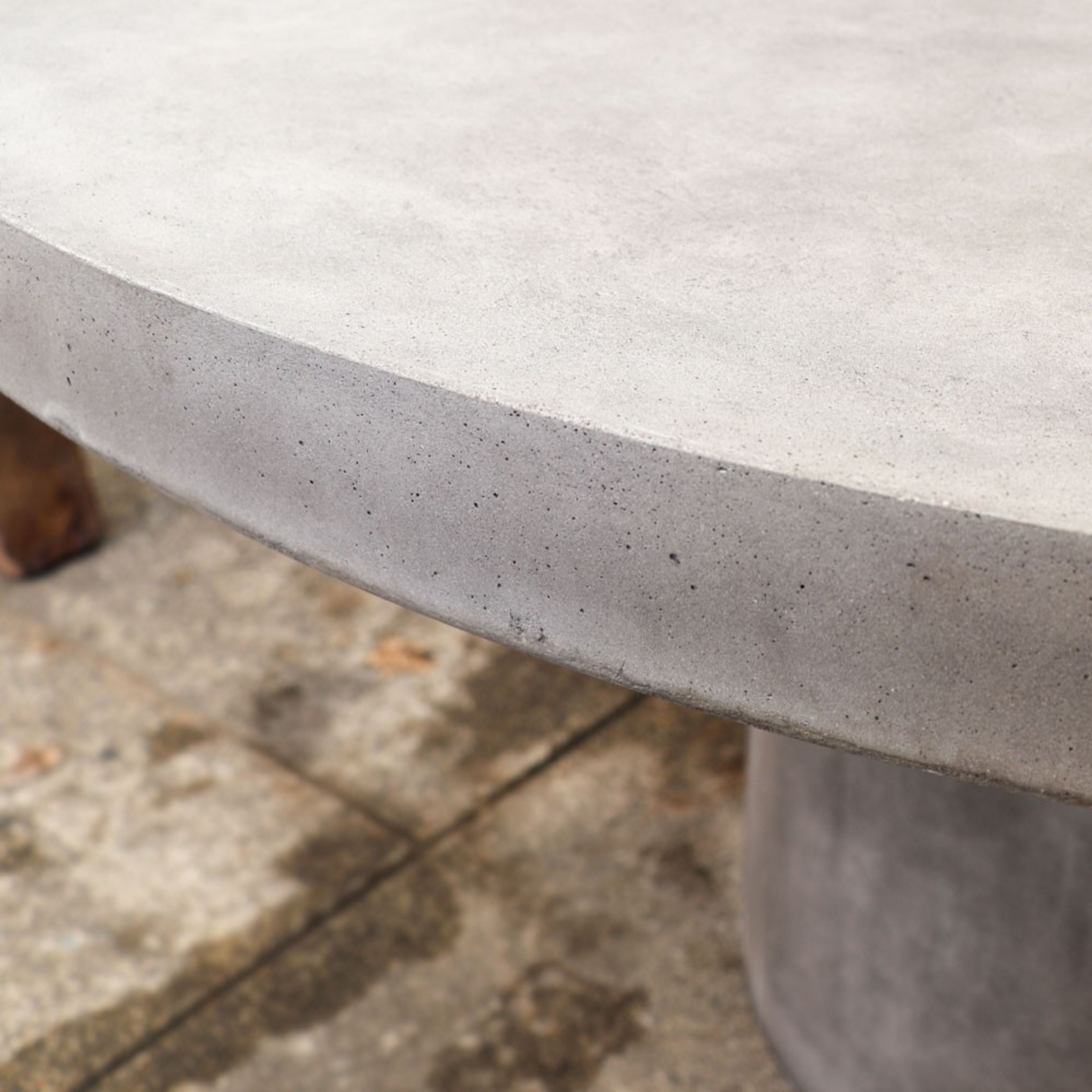Milano Round Dining Table - Concrete