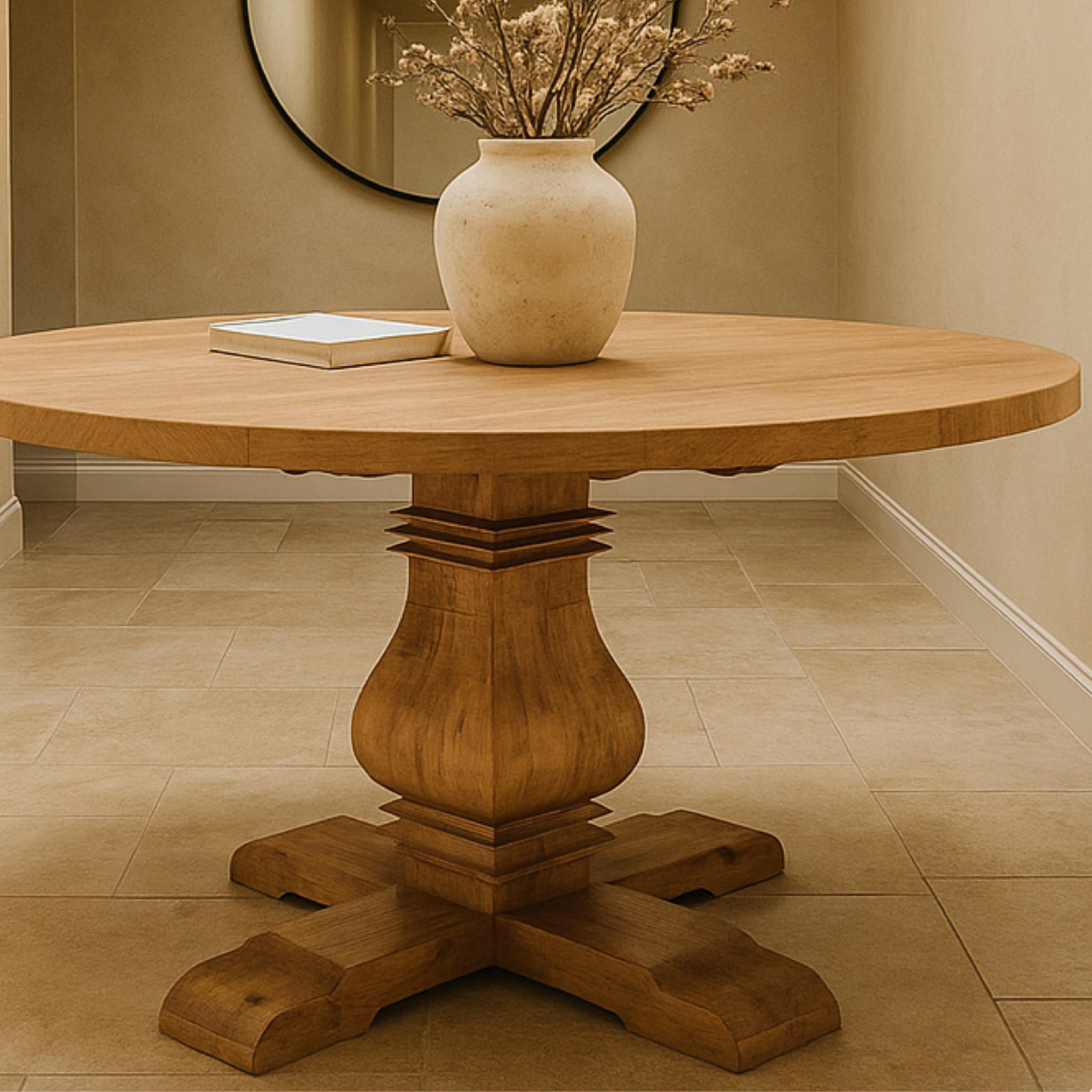 Millbrook Round Dining Table - 6 Seater