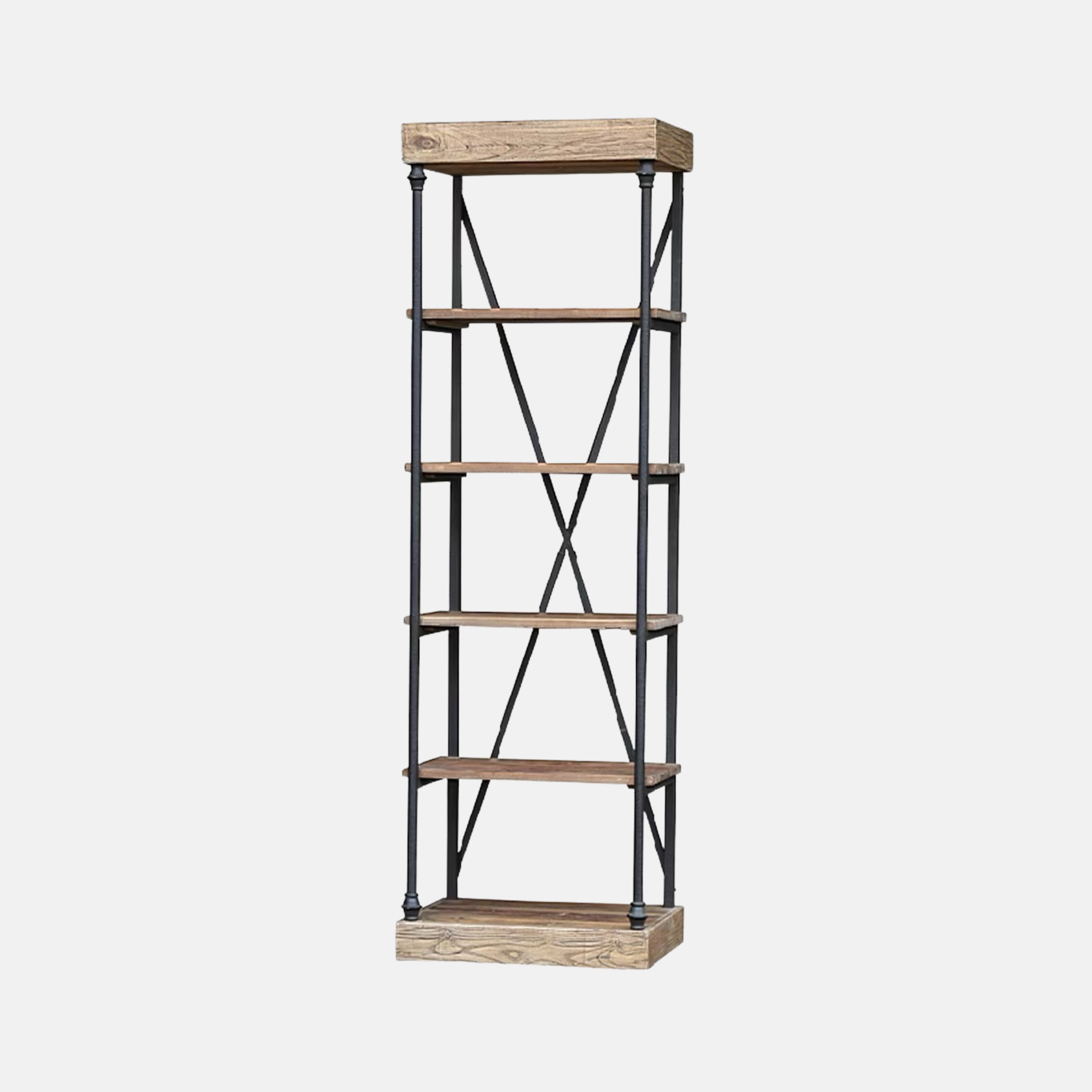 Miller Elm & Iron Shelves - Small
