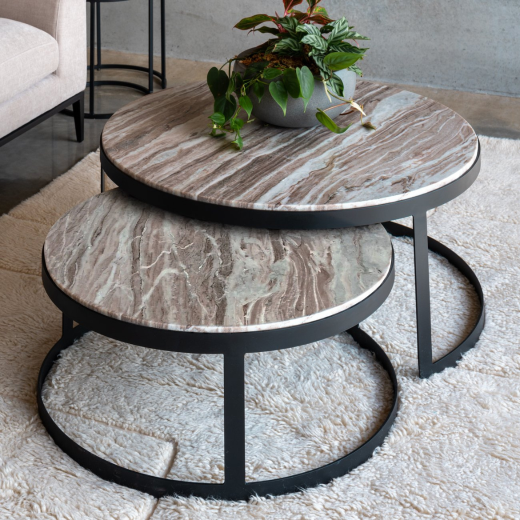 Monaco Table - Fantasy Marble