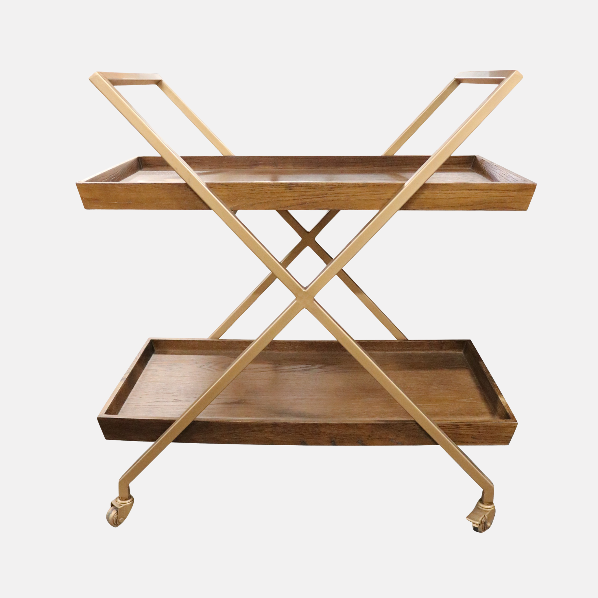 Monterey Bar Cart - Natural Oak