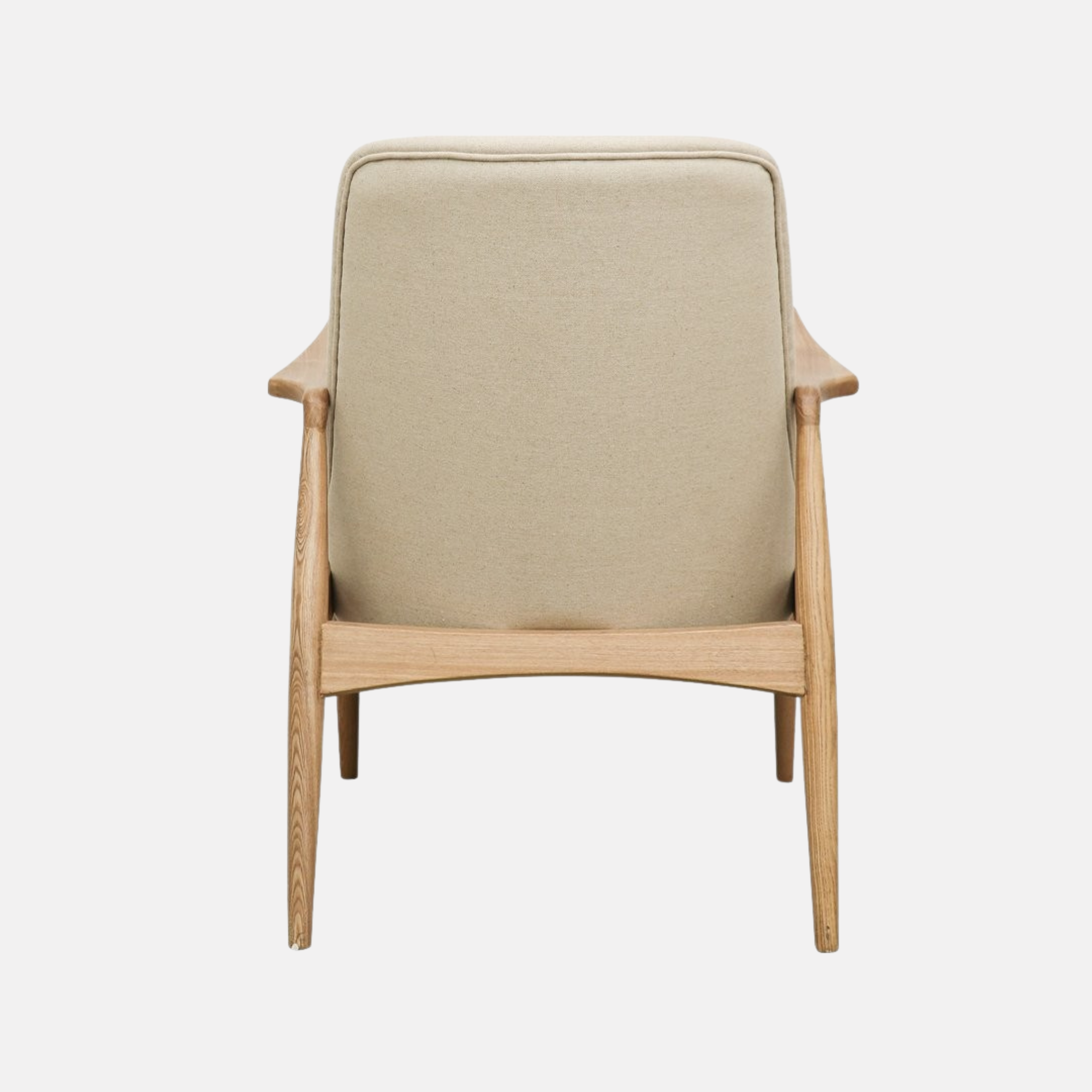 Morley Ash Wood Armchair - Natural Linen