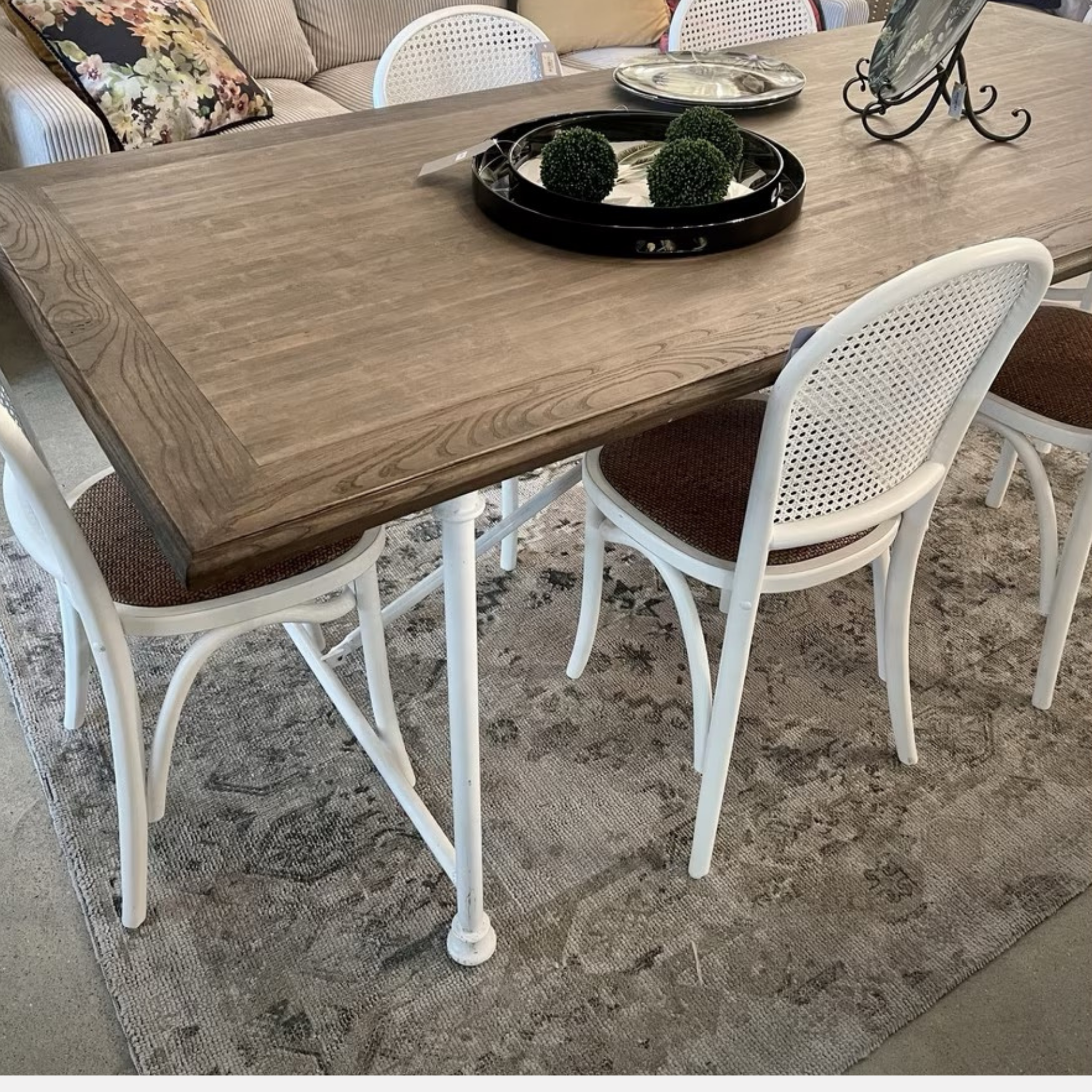 Mylo Rattan Dining Chair White