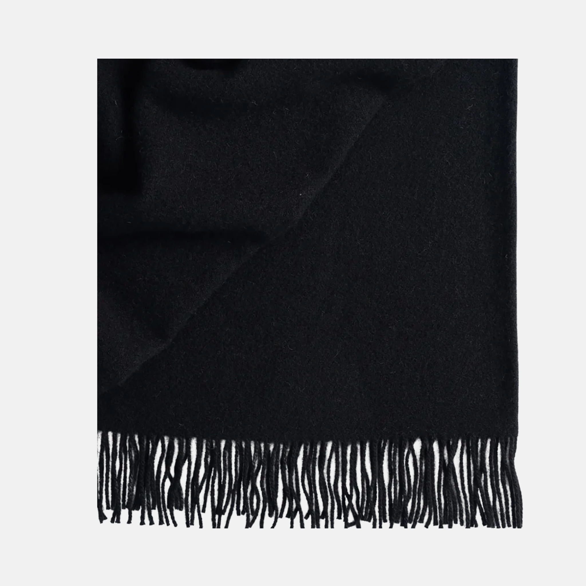 Nevis 100% NZ Lambswool Throw - Black