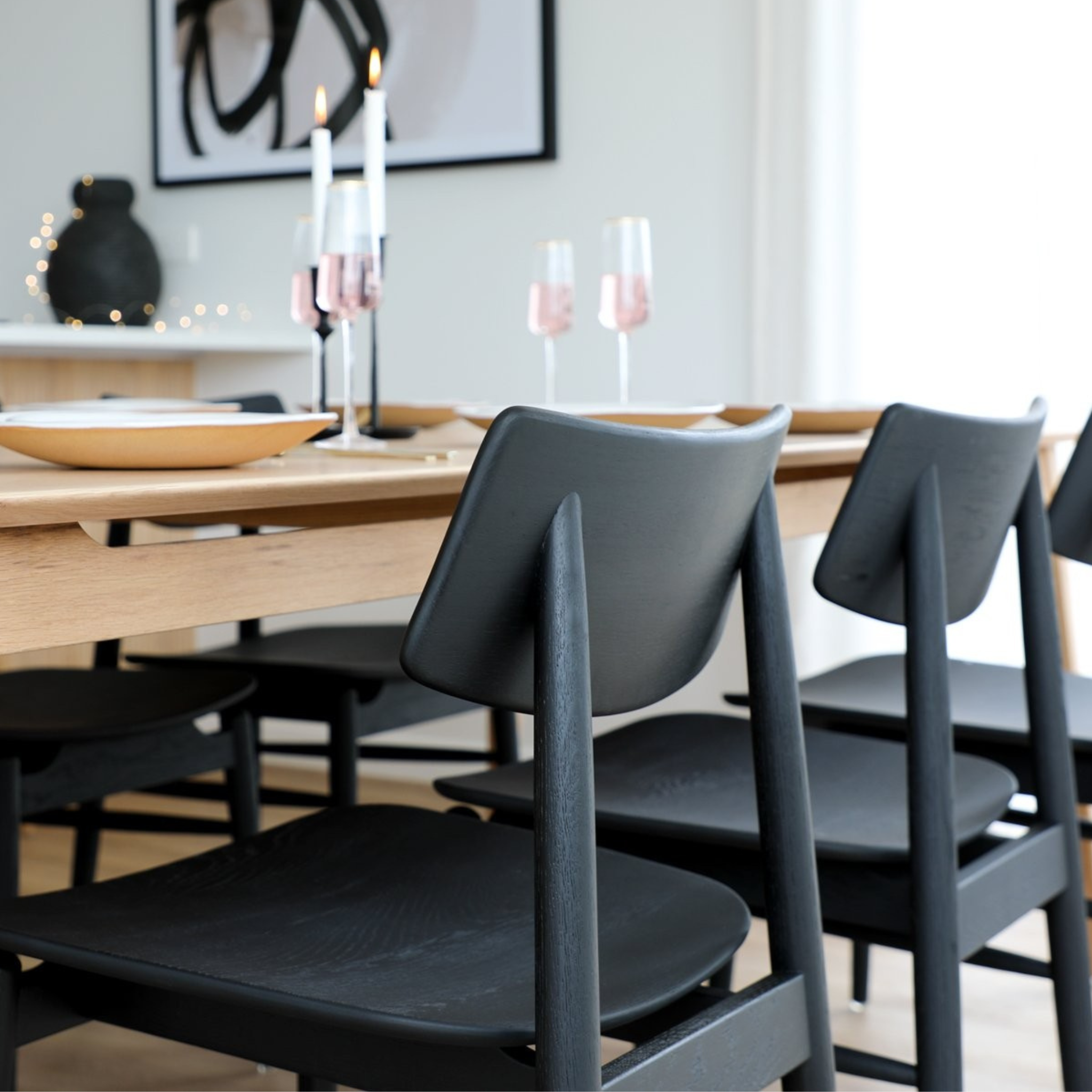 Oslo Dining Chair - Black