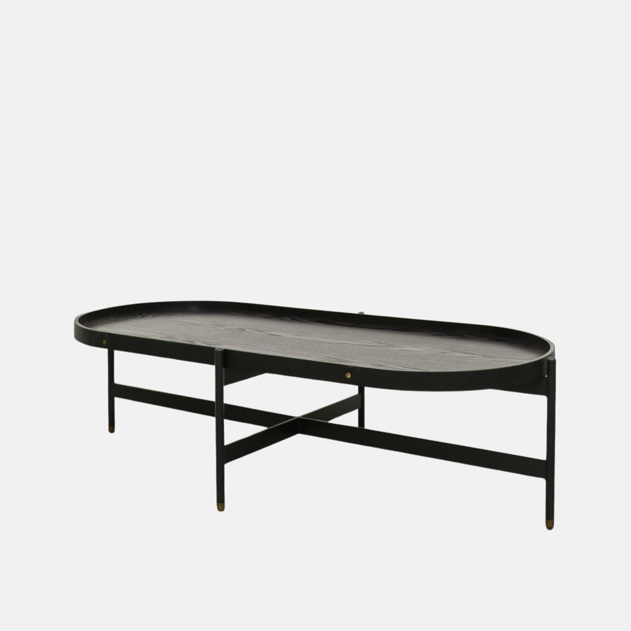 Haywood Oval Coffee Table - Black