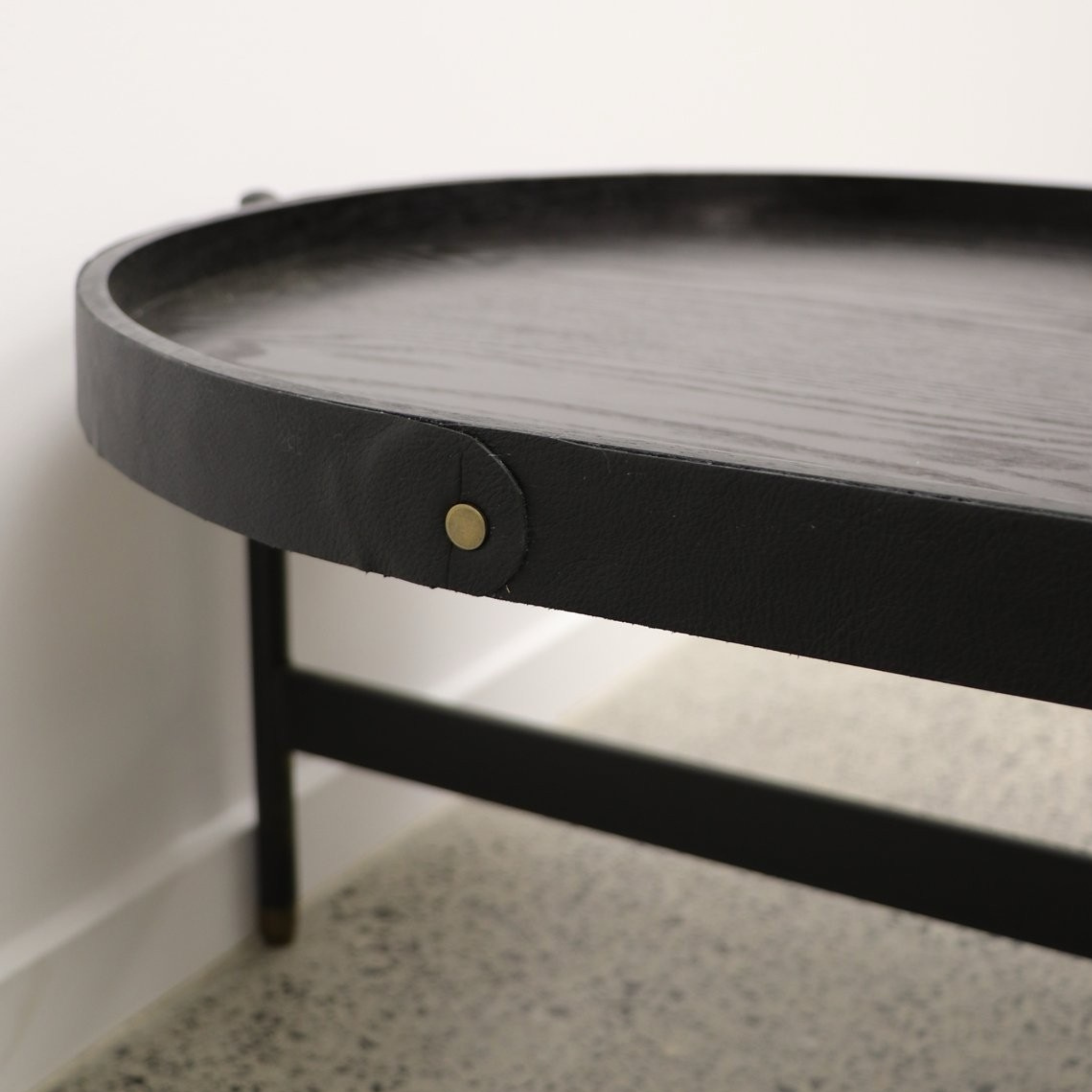 Haywood Oval Coffee Table - Black