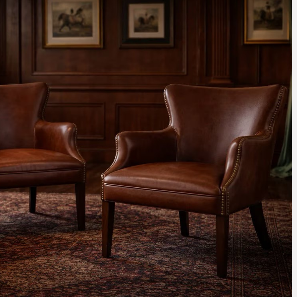 Owens Leather Armchair
