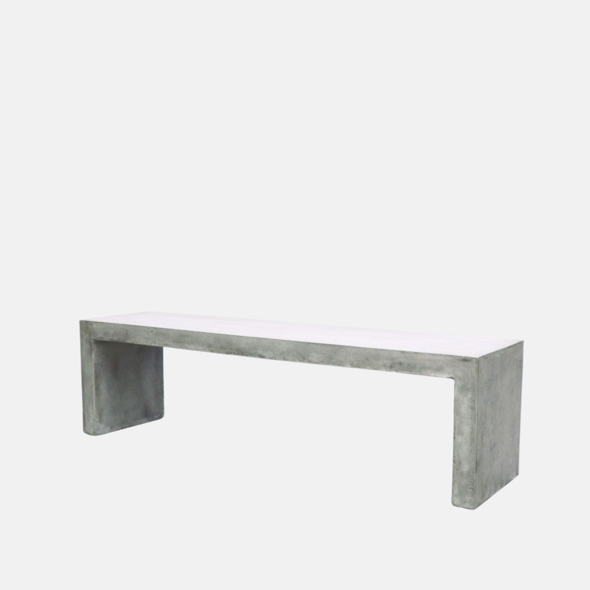 Palma Outdoor Concrete Bench - Grey