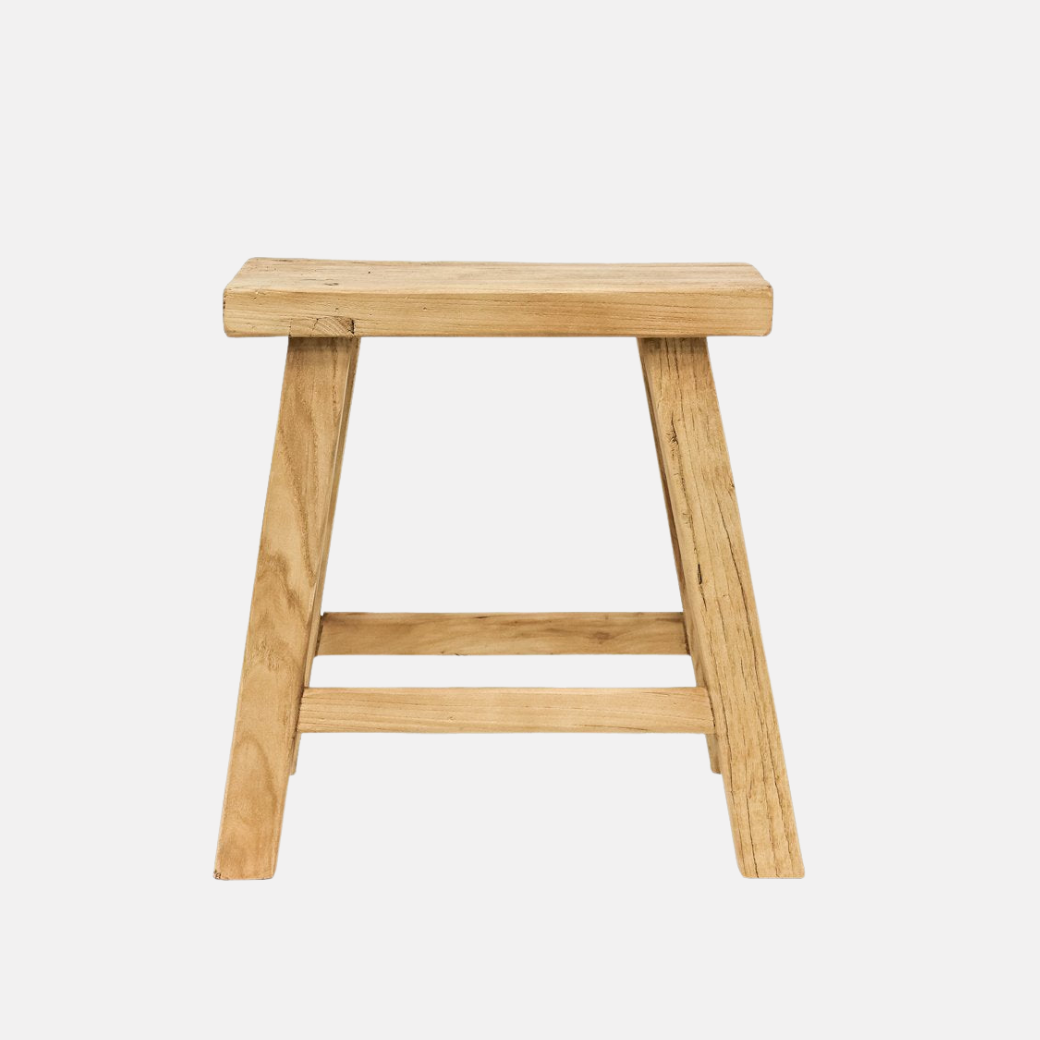 Parq Rectangle Stool - Natural