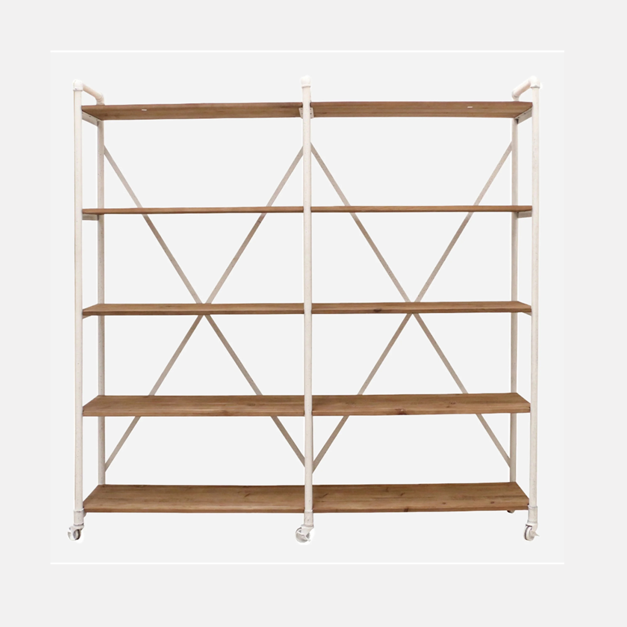 Pilo Industrial Wide Shelves - White