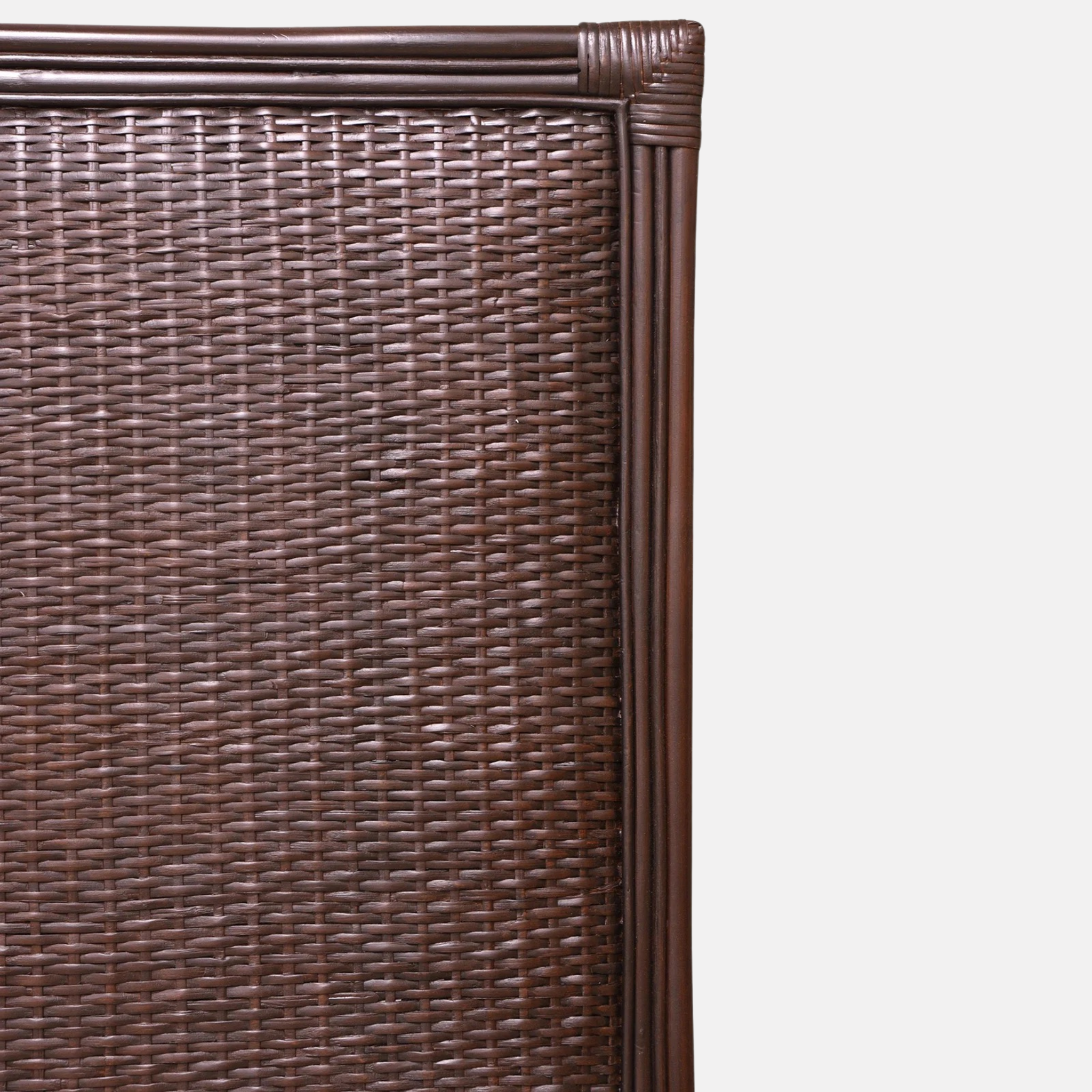 Plantation Rattan Bedhead King/SK - Chocolate