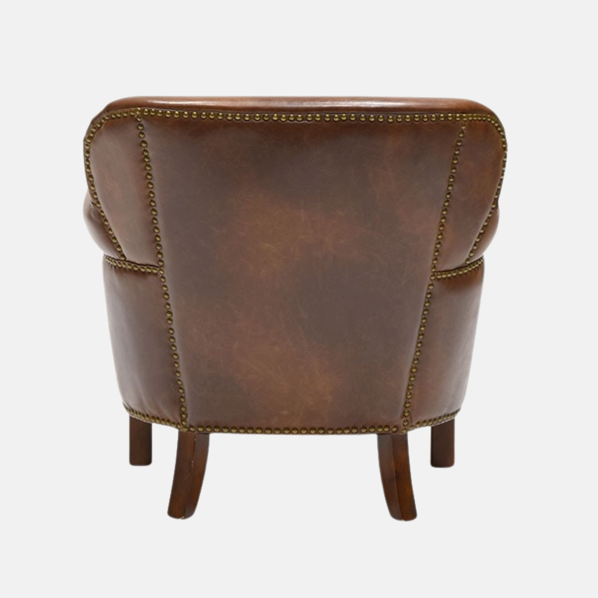 Rhodes Leather Armchair - Brown