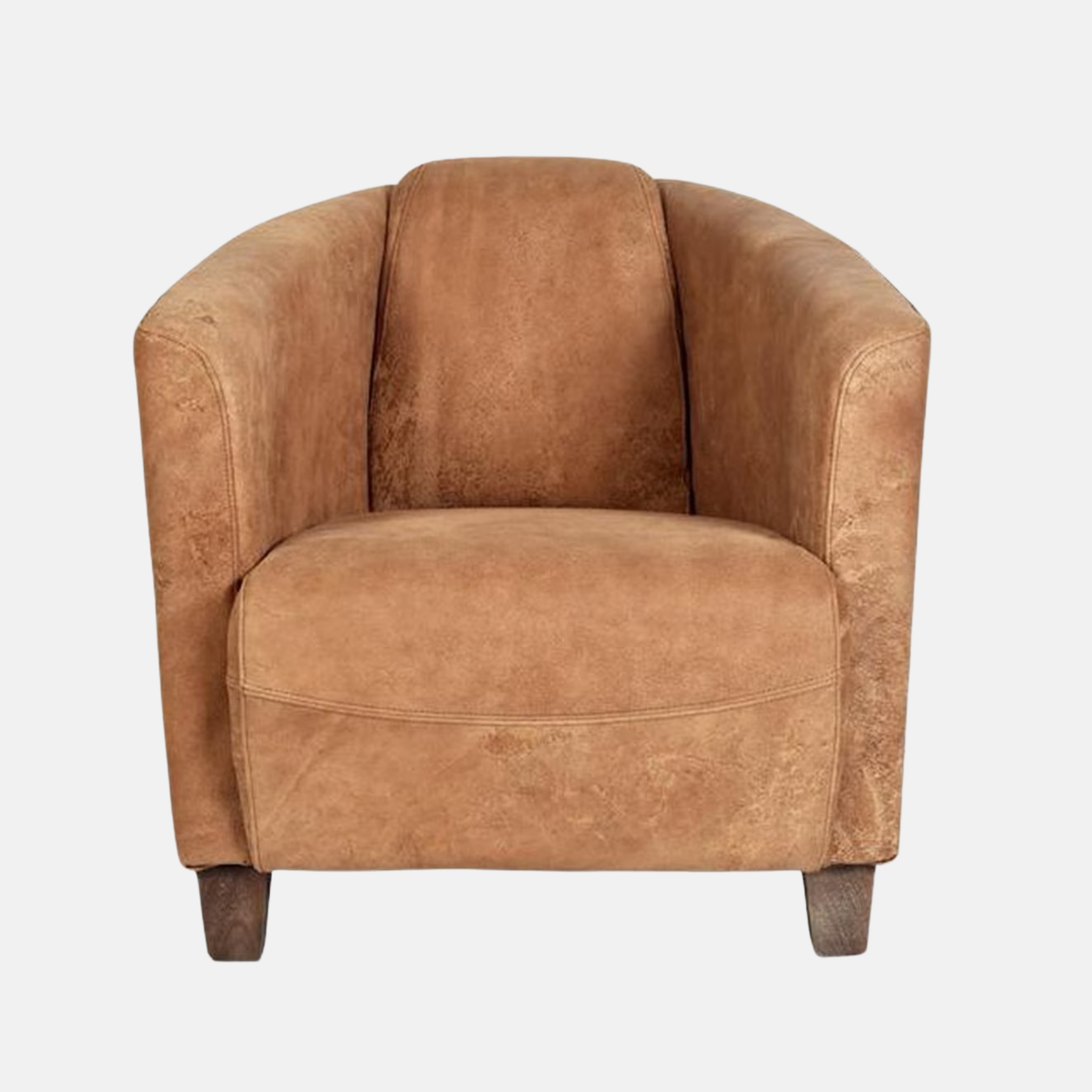 Rocket Leather Armchair - Camel