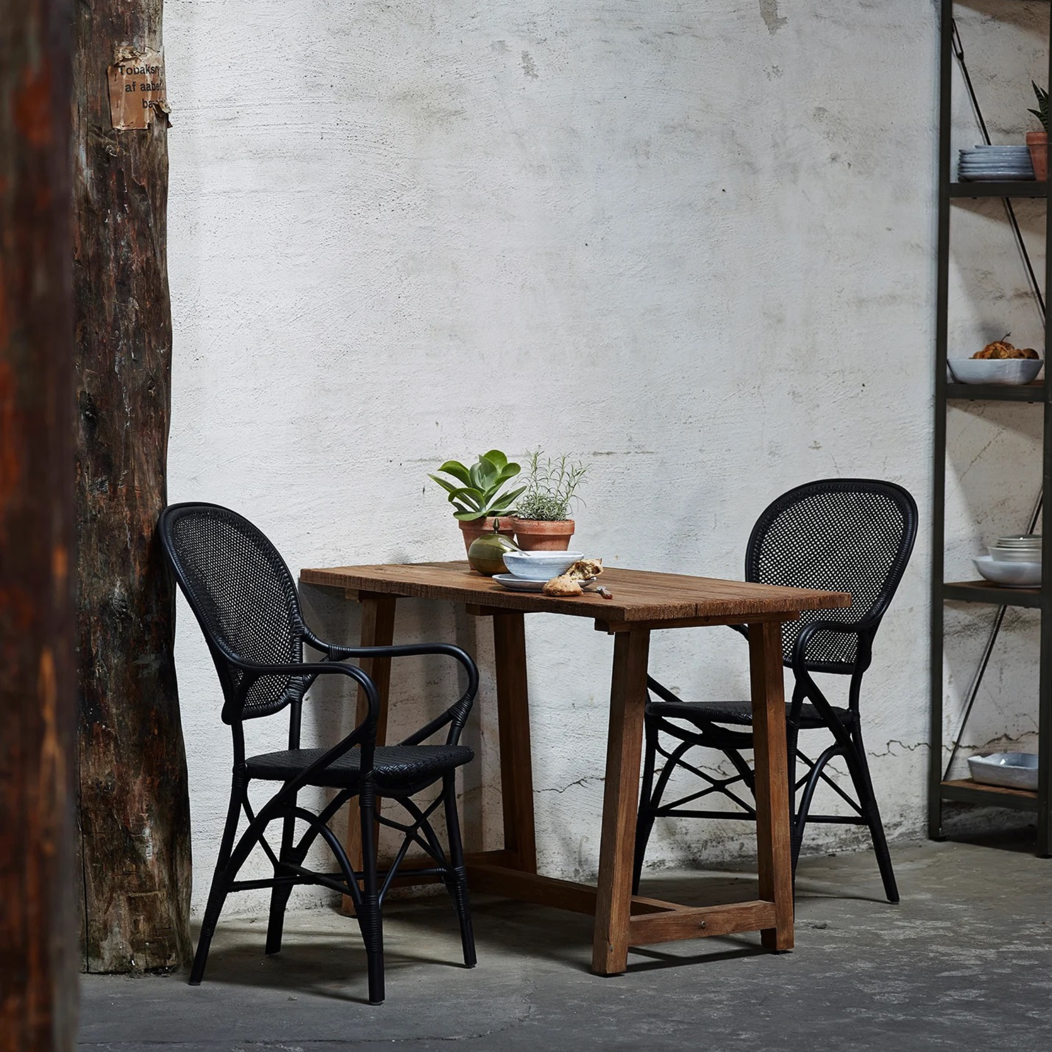 Sika Rossini Carver Dining Chair Black