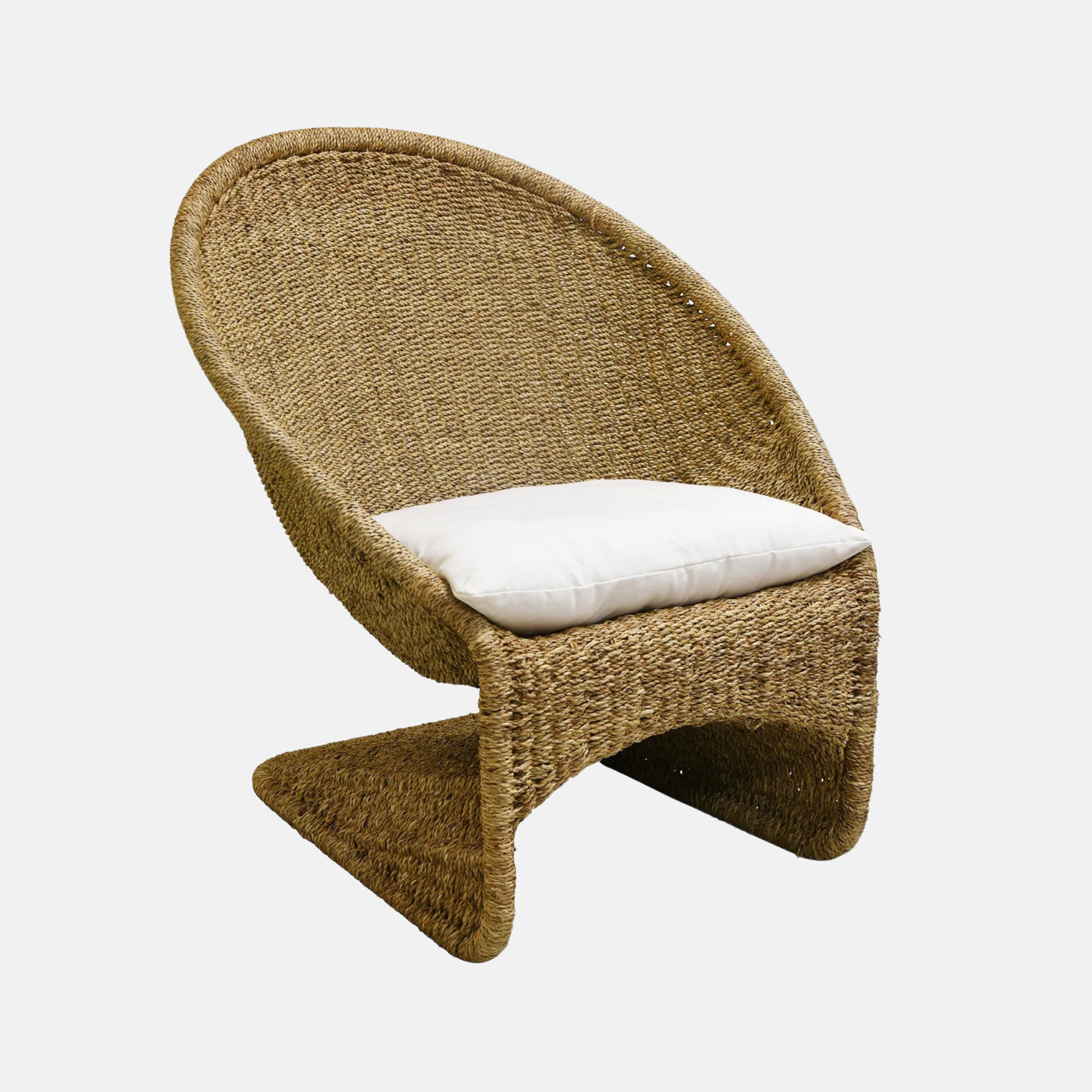 Scoop Rope Armchair - Natural
